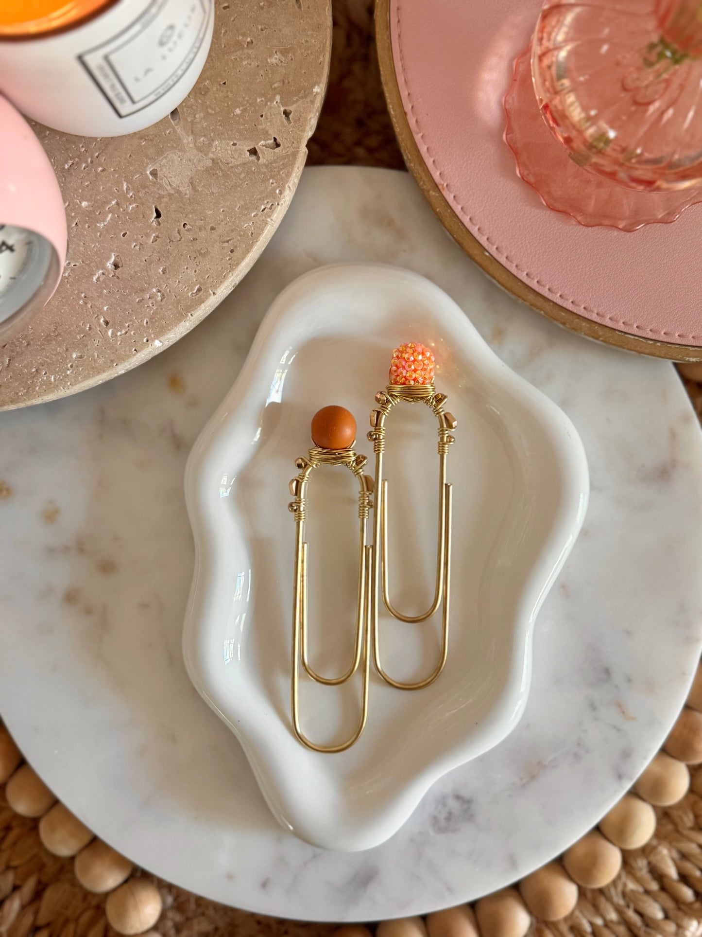 Pumpkin Ice Jumbo Paperclips 2pk