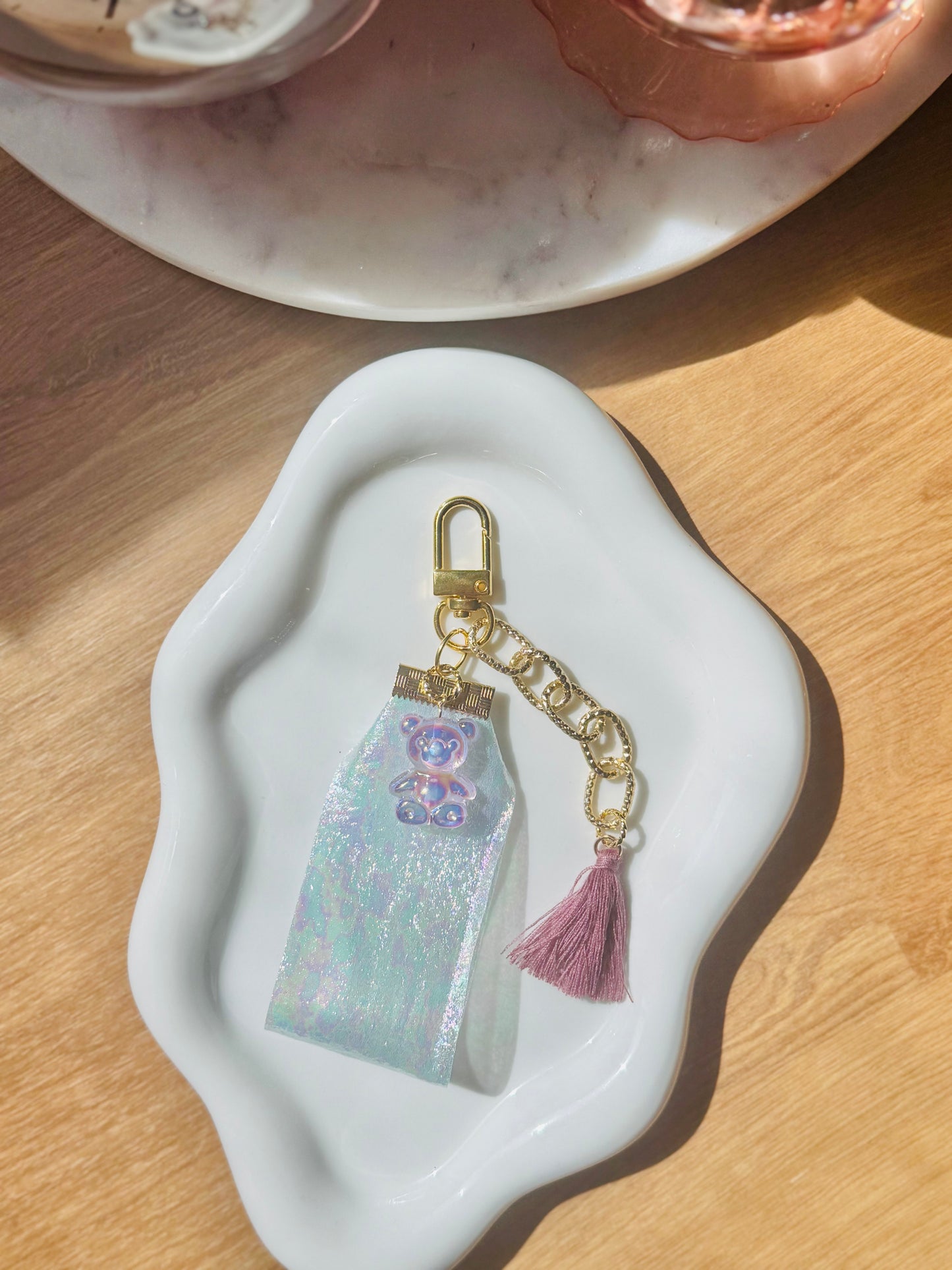 Sugar Prism Bear Keychain