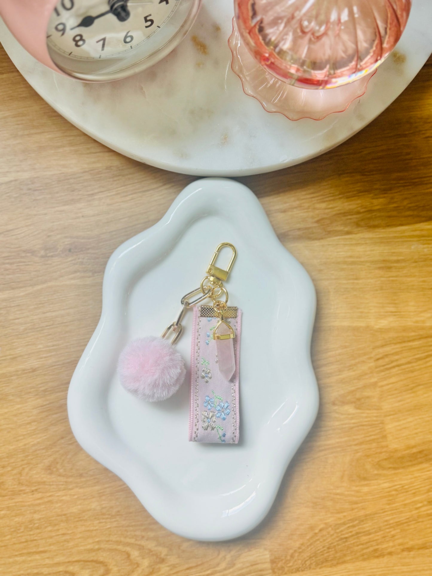 Rosebud Relic Keychain