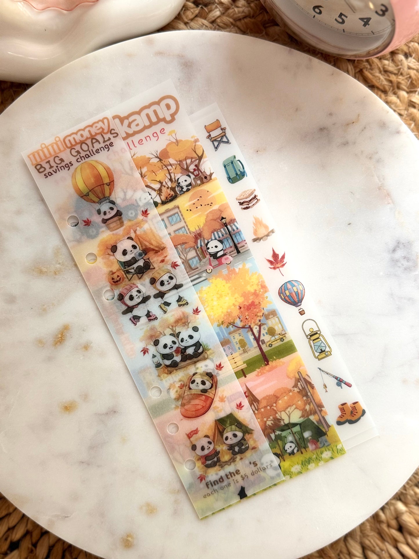 Koko's Cozy Kamp Savings Challenge 🍂🐼