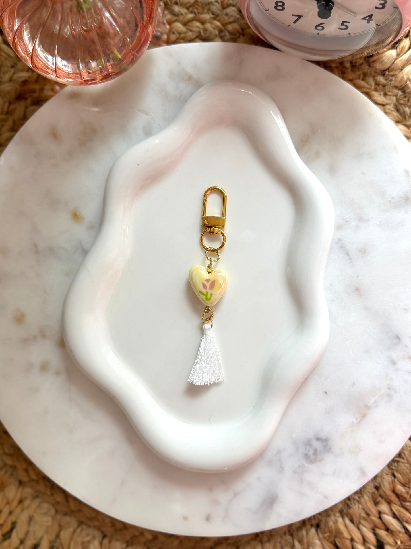 Roses & Whispers Planner Charm