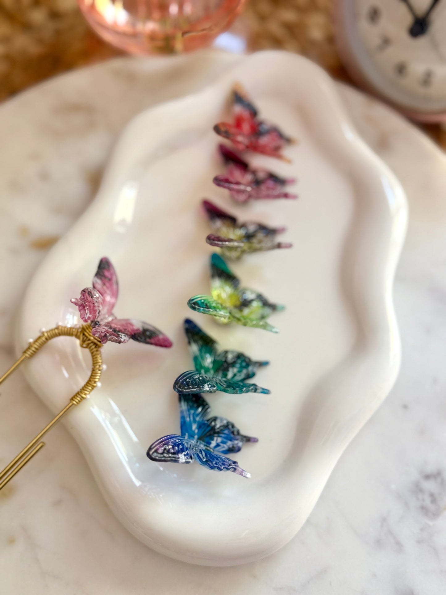 Wild Meadow Butterfly Clip
