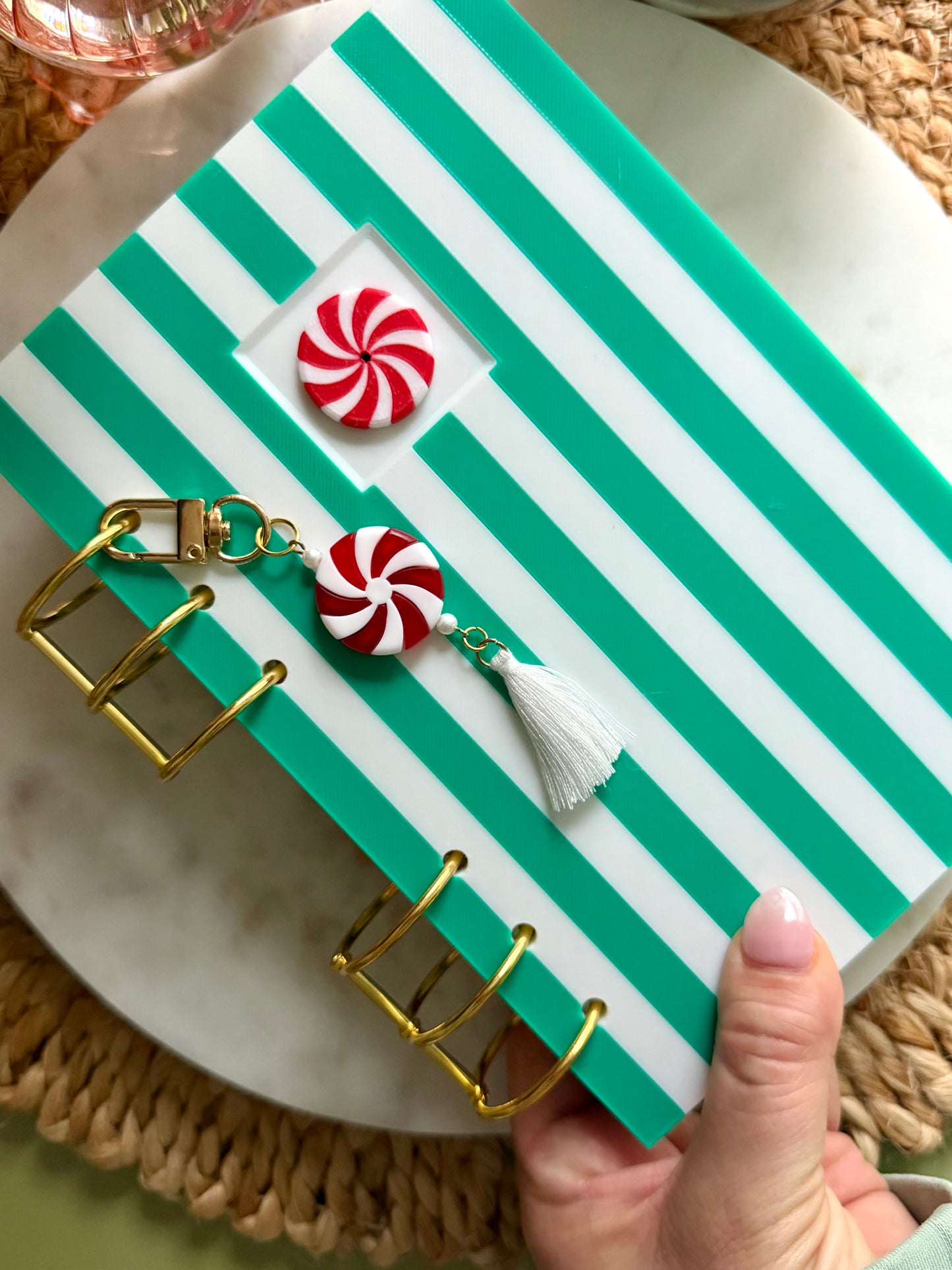 Peppermint Pop Planner Charm