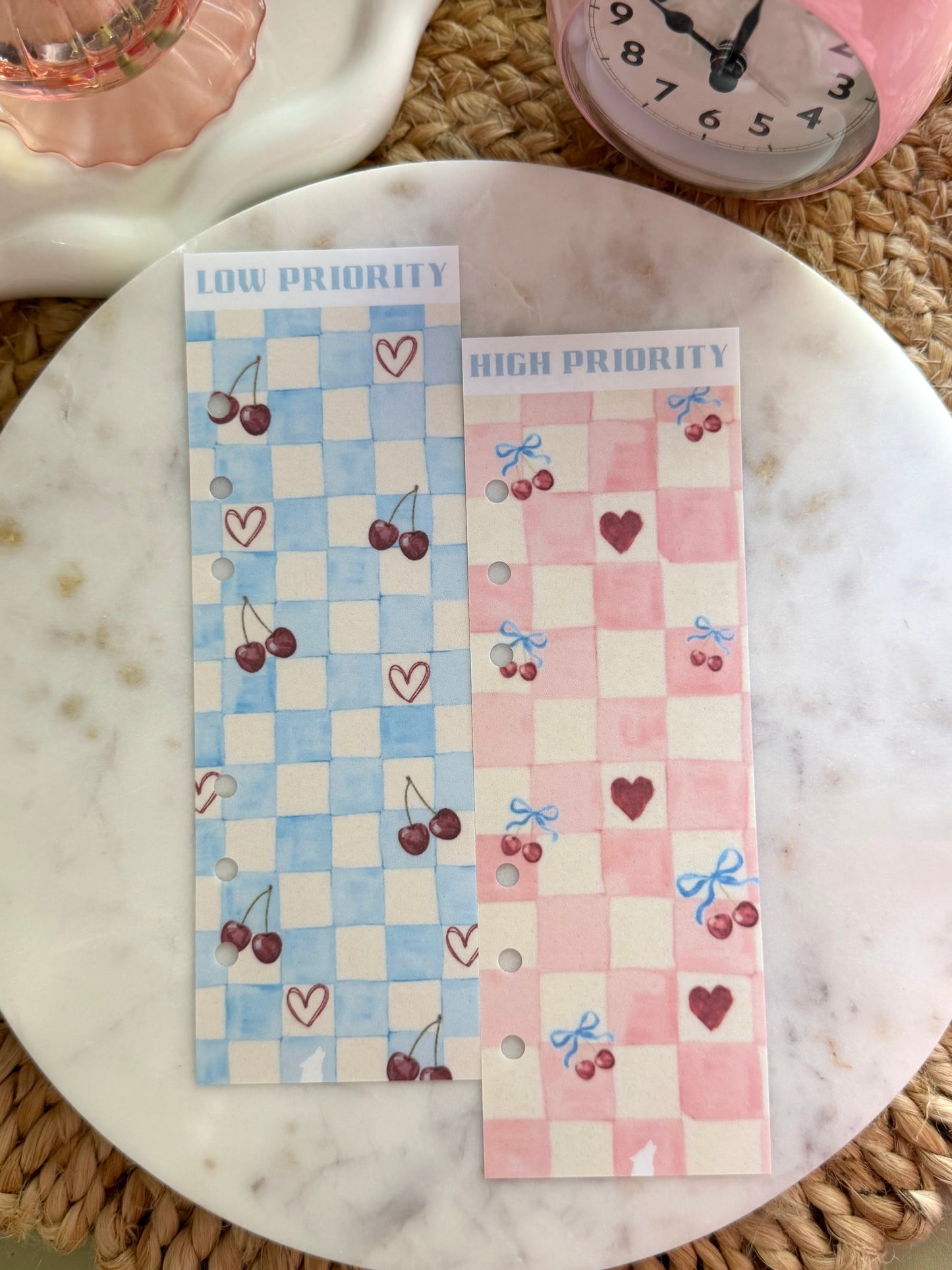Lil' Baby Cherry Check Divider Duo