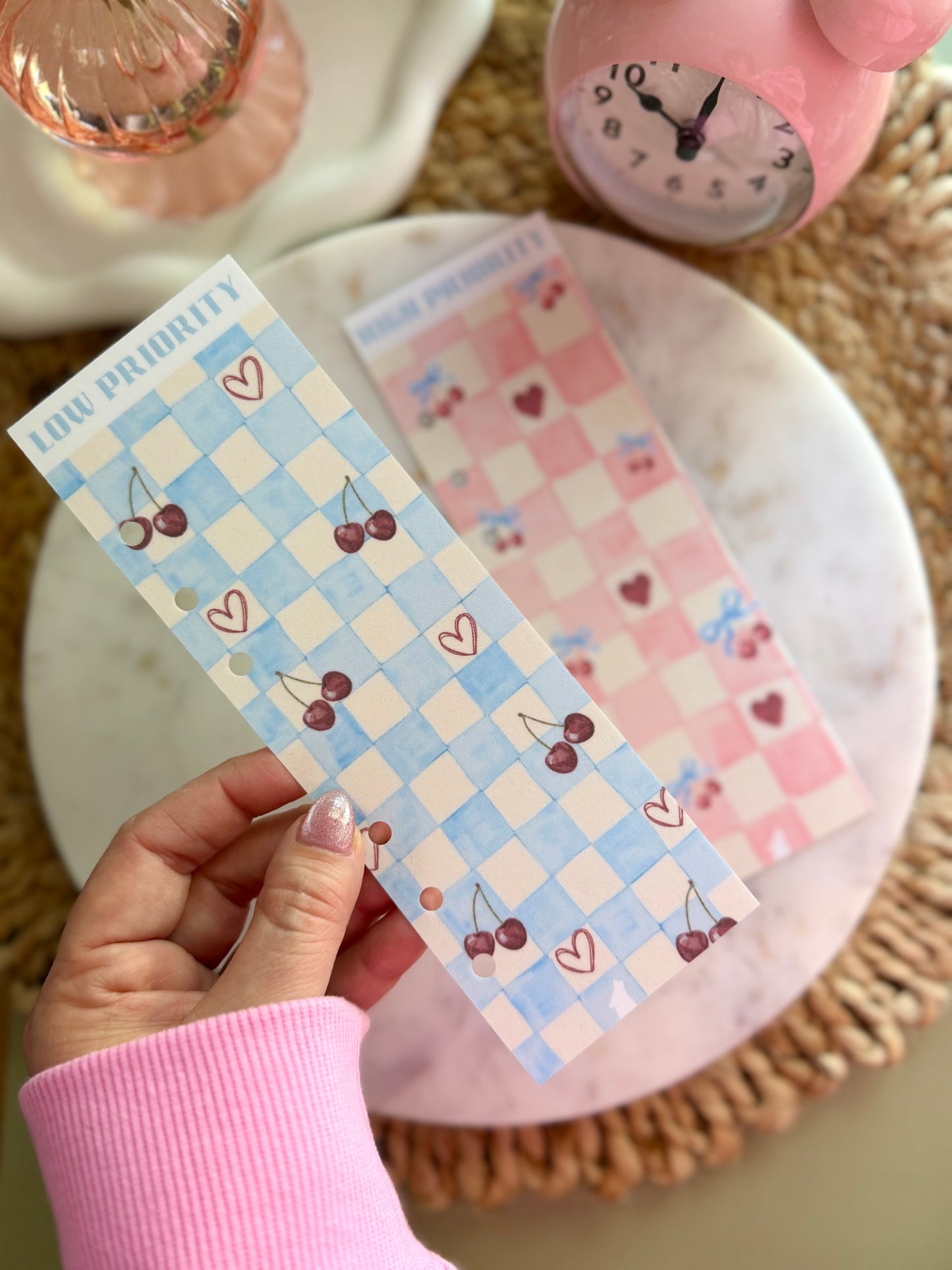 Lil' Baby Cherry Check Divider Duo