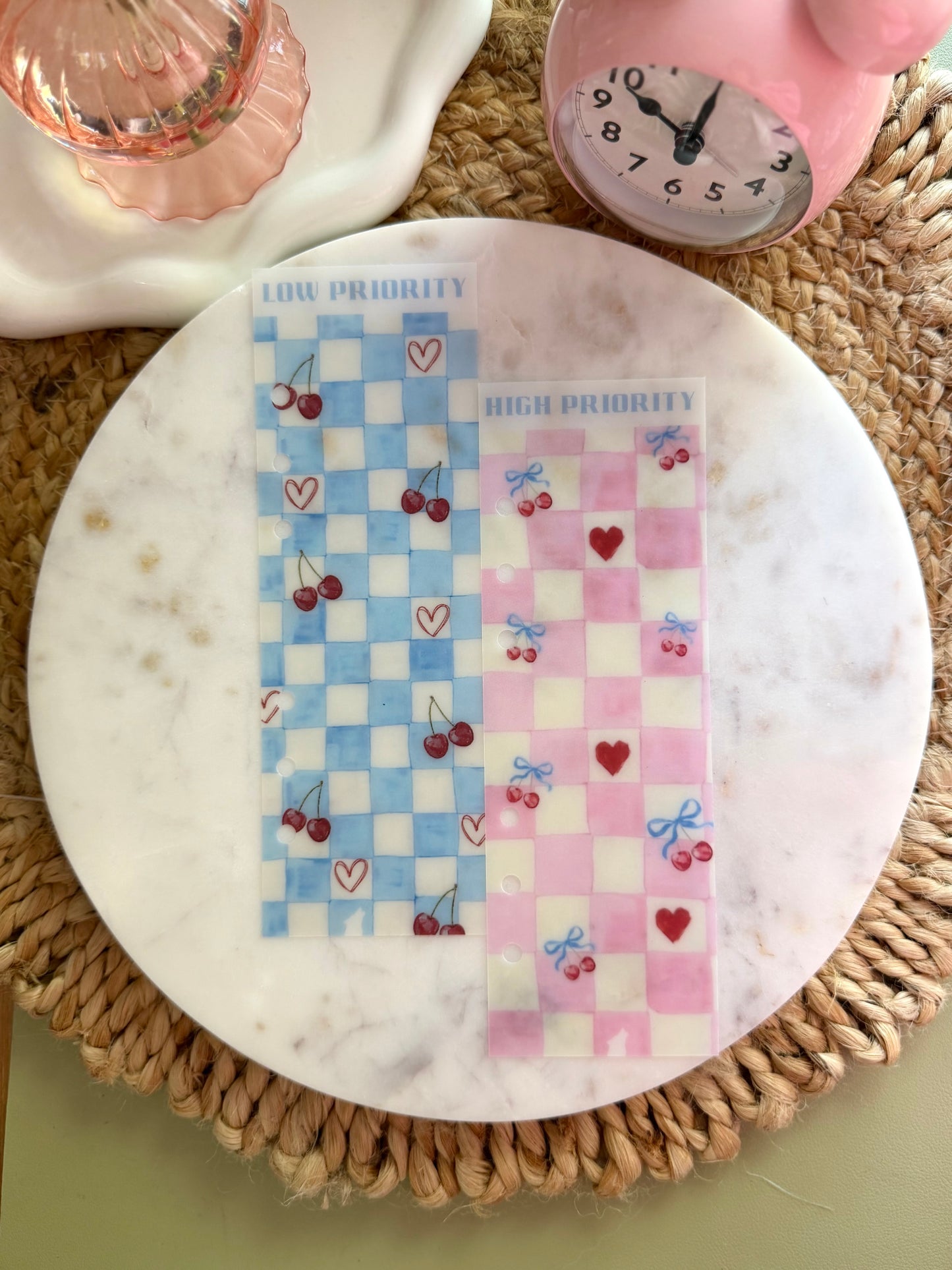 Lil' Baby Cherry Check Divider Duo