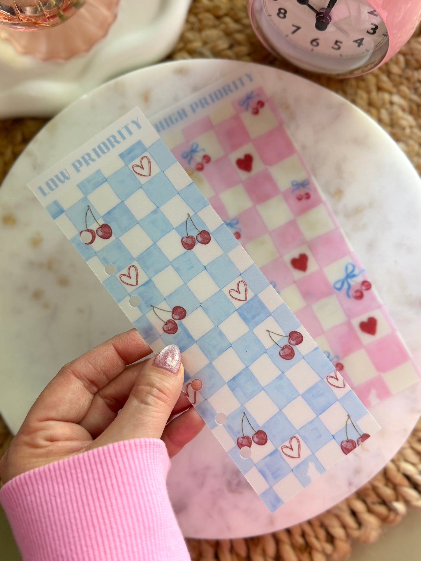 Lil' Baby Cherry Check Divider Duo