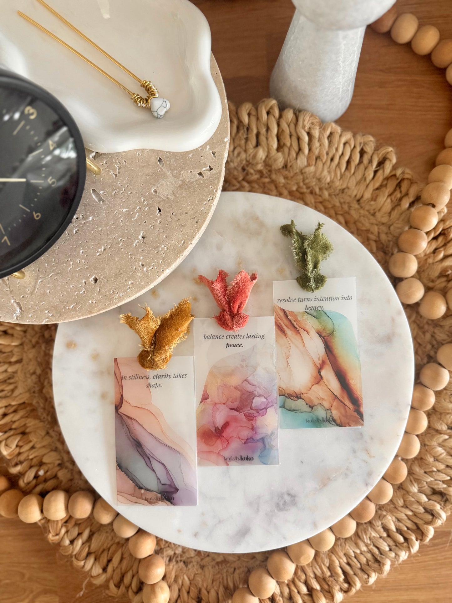 Stone & Script Planner Kards 3pk