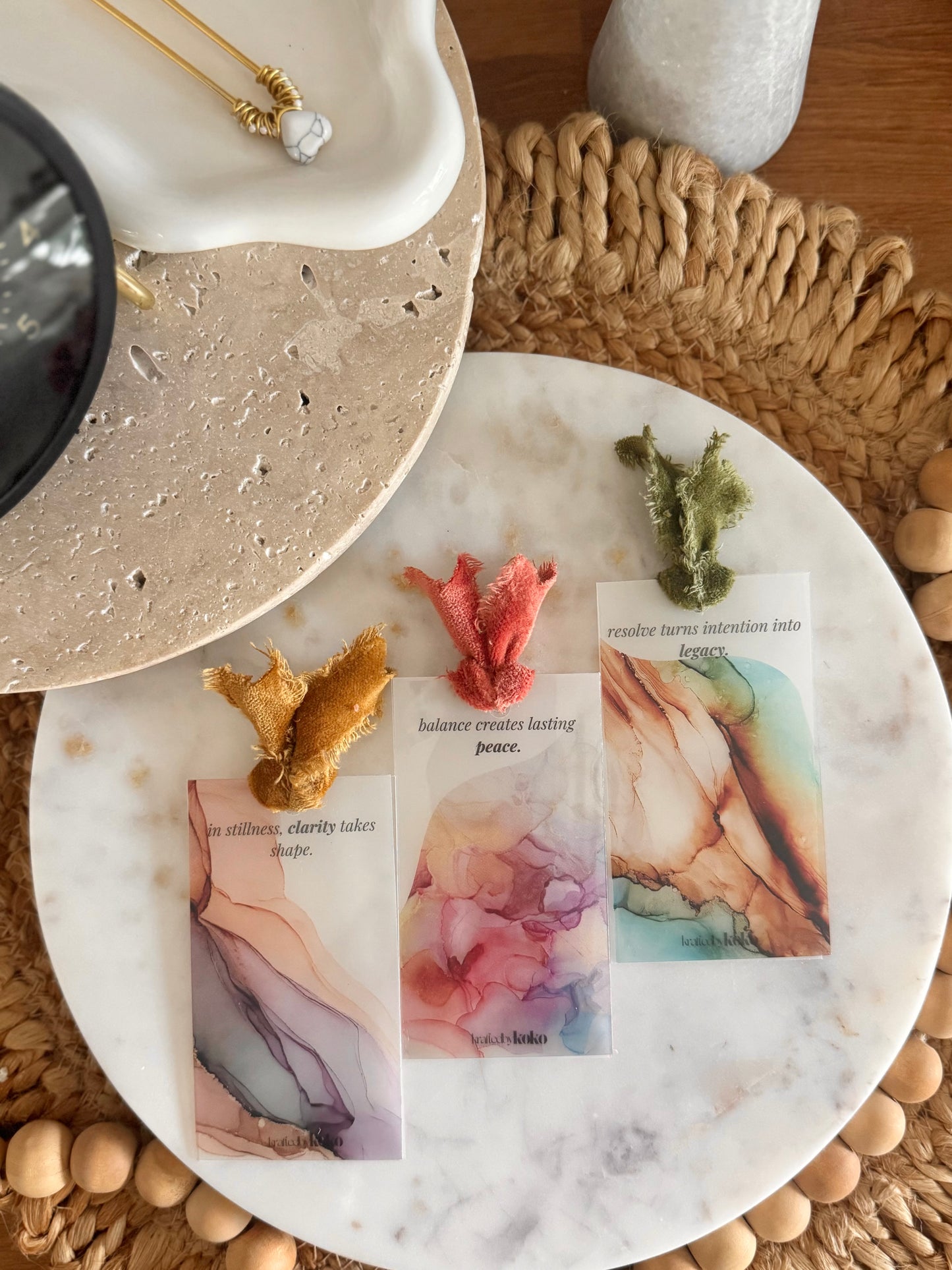 Stone & Script Planner Kards 3pk