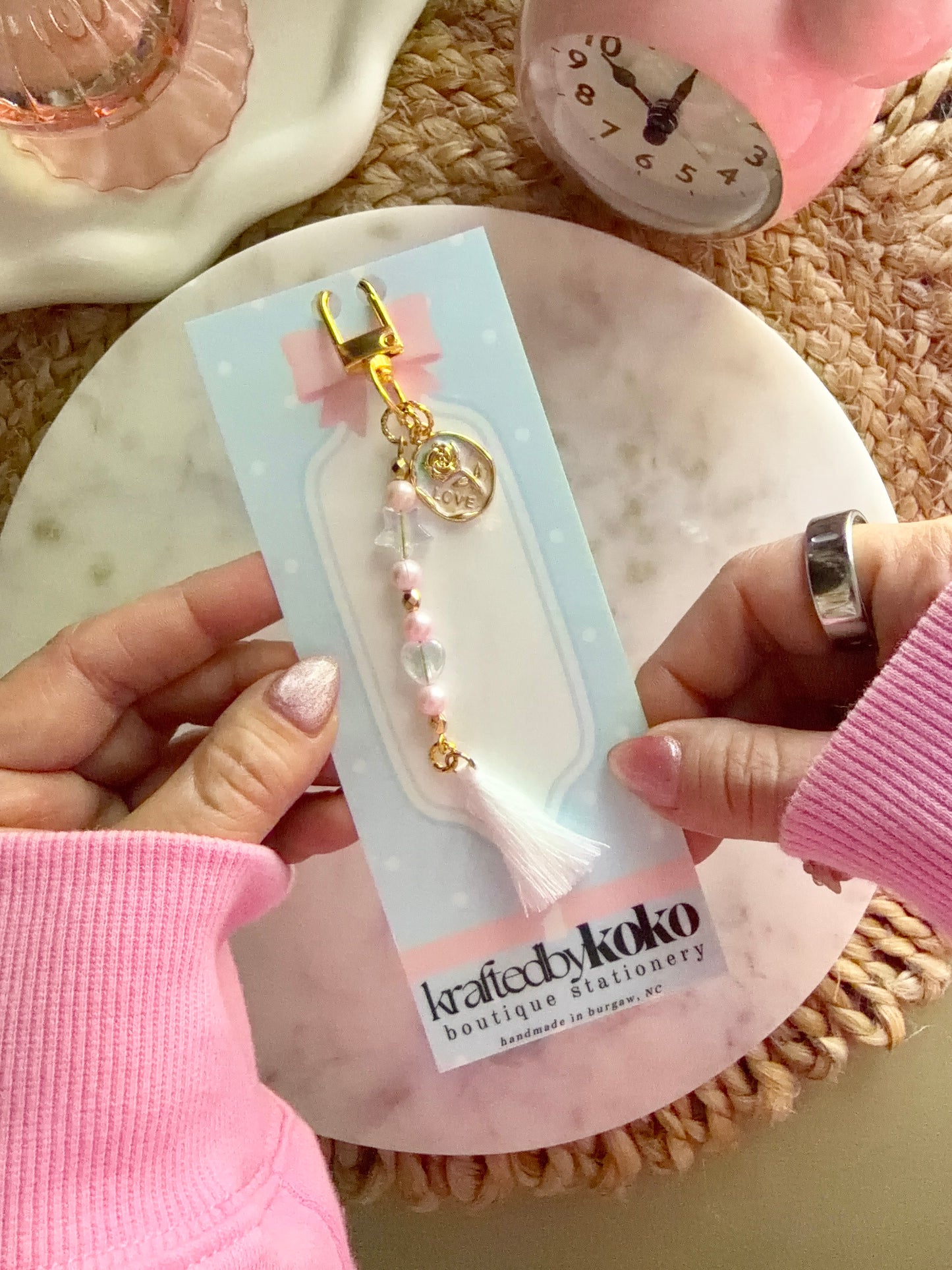 Rosewater Planner Charm