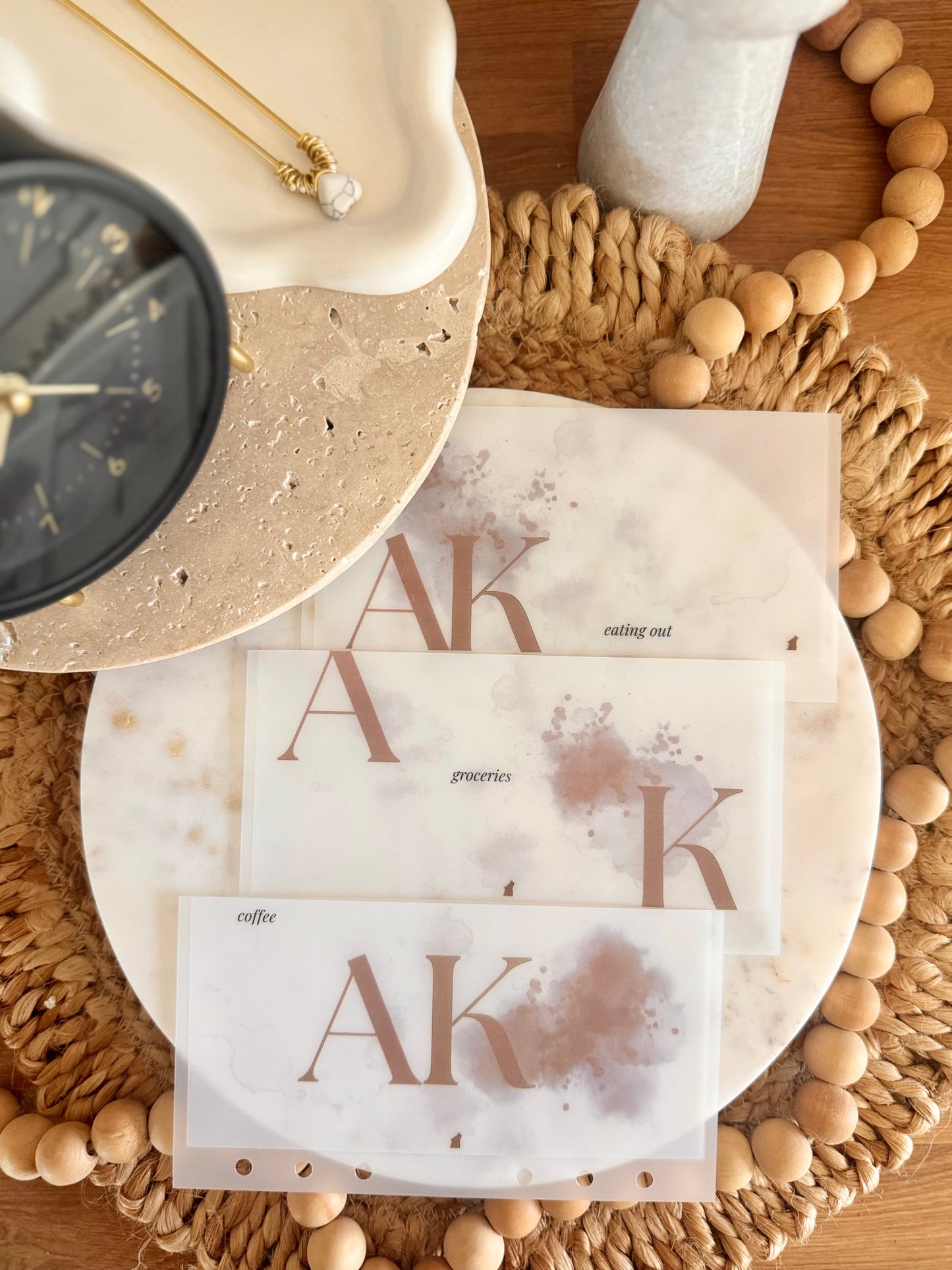 Stone & Script Cash Envelopes