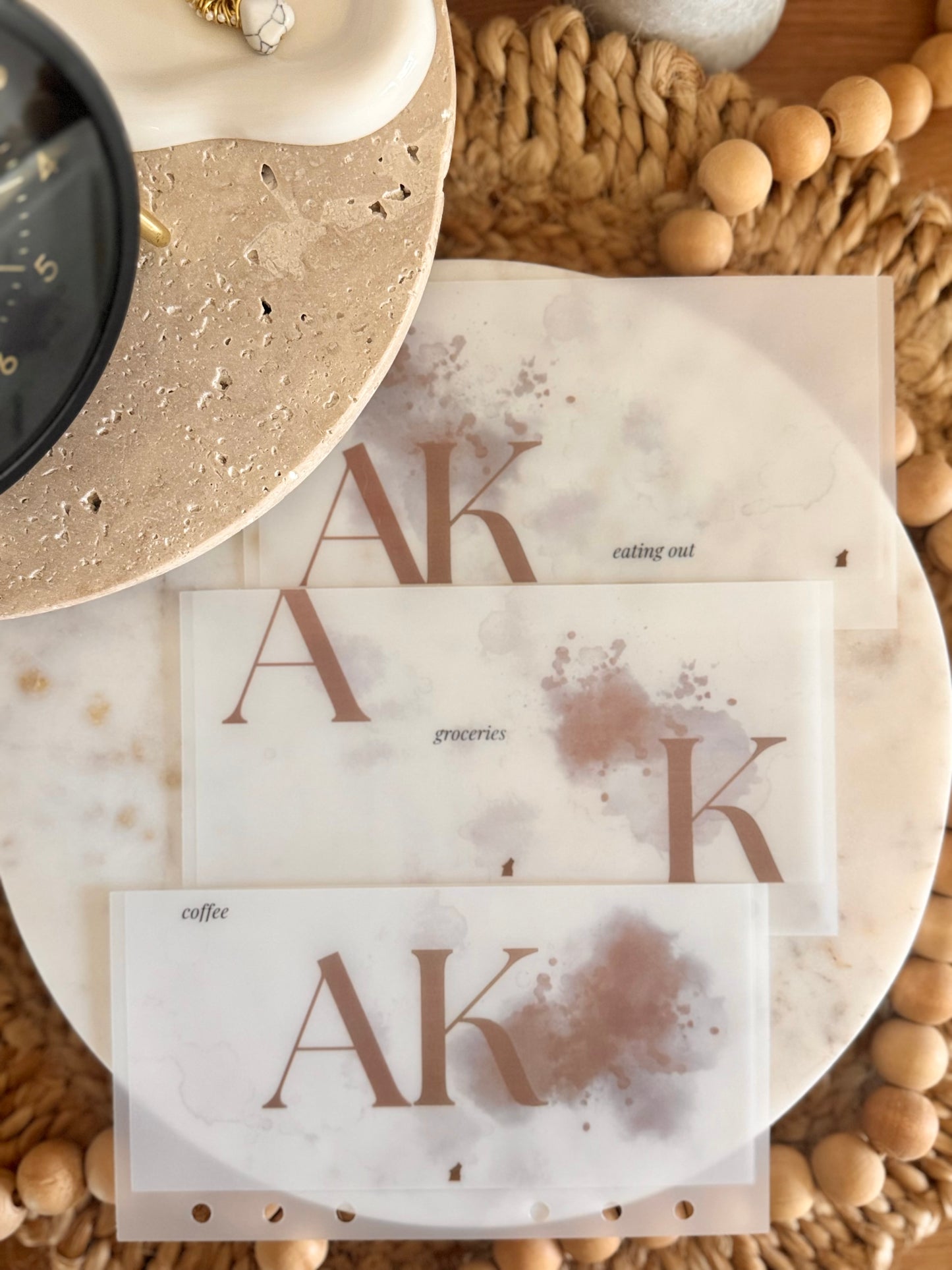 Stone & Script Cash Envelopes