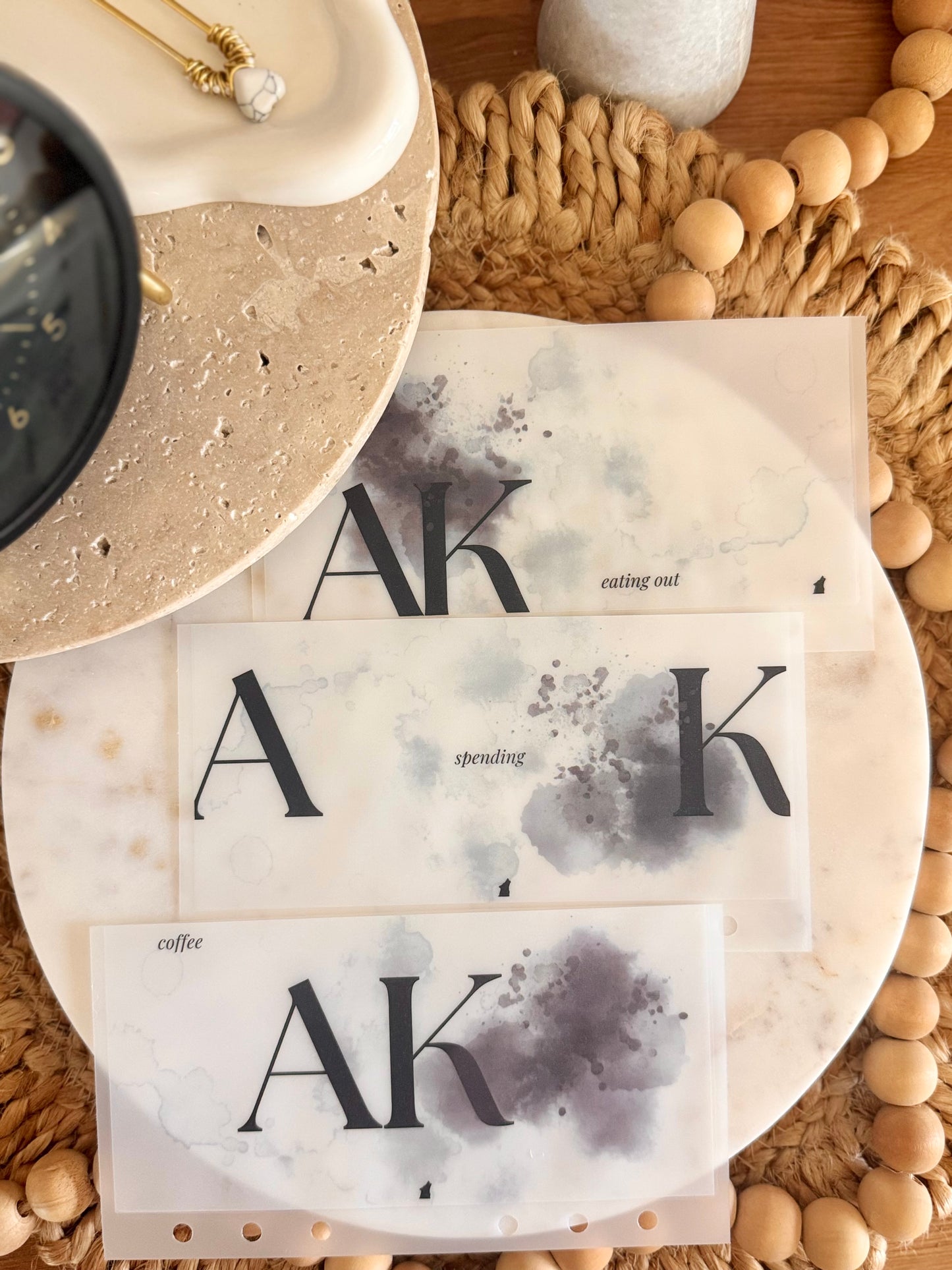 Stone & Script Cash Envelopes