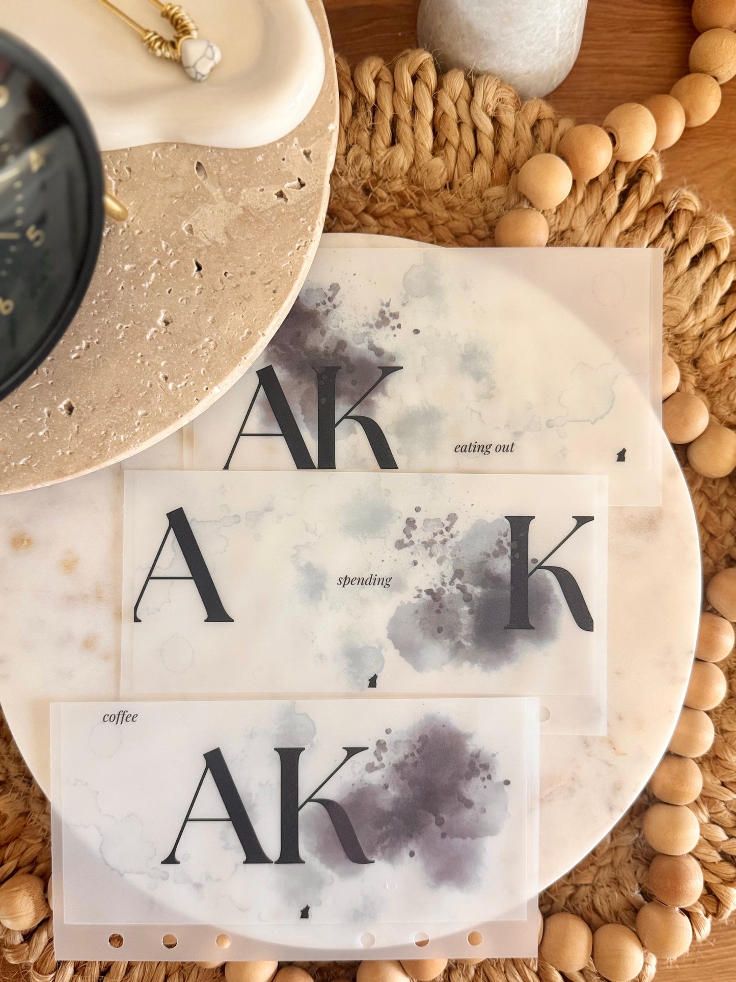 Stone & Script Cash Envelopes