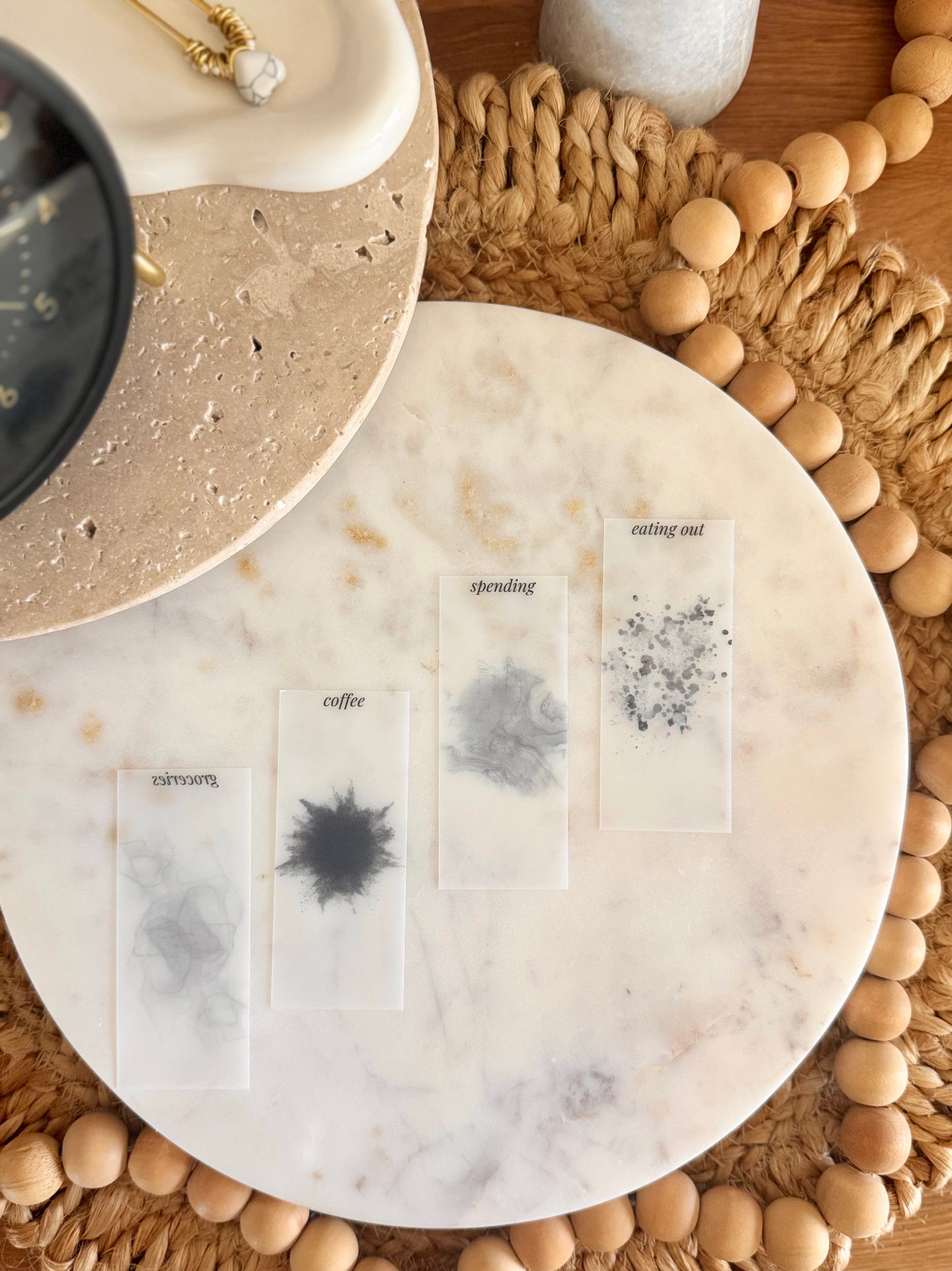 Stone & Script Fitted Tabs