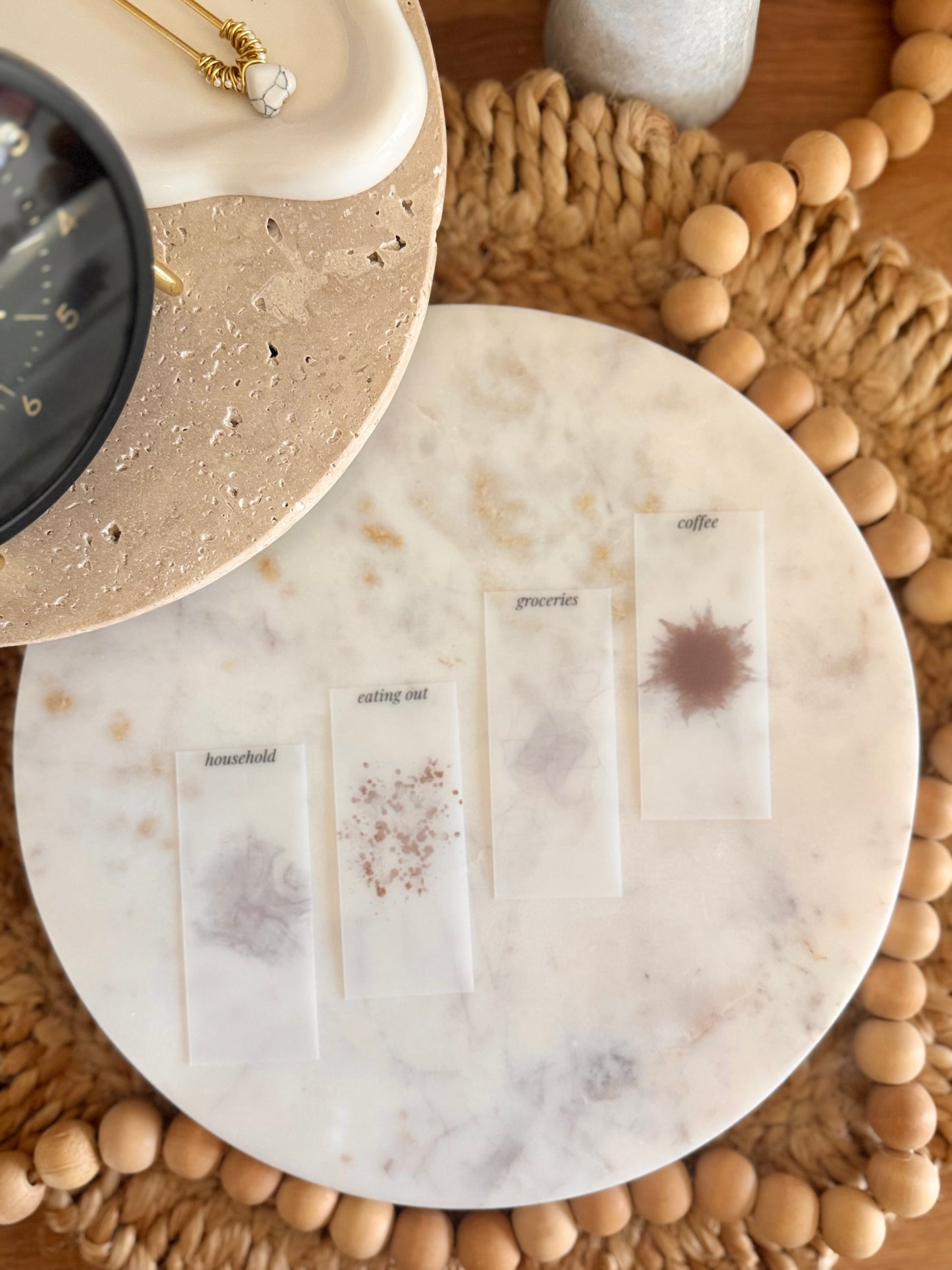 Stone & Script Fitted Tabs