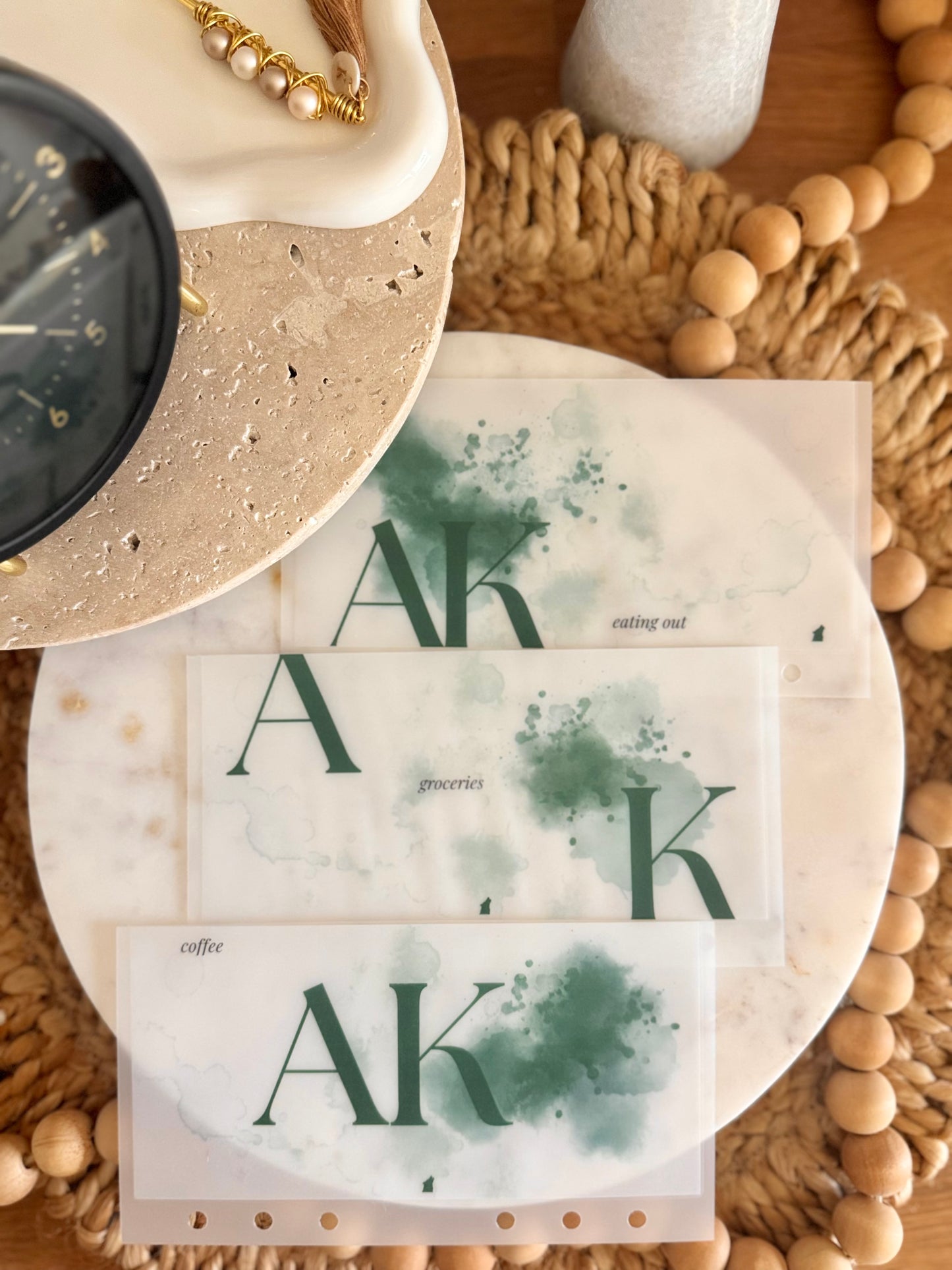 Stone & Script Cash Envelopes