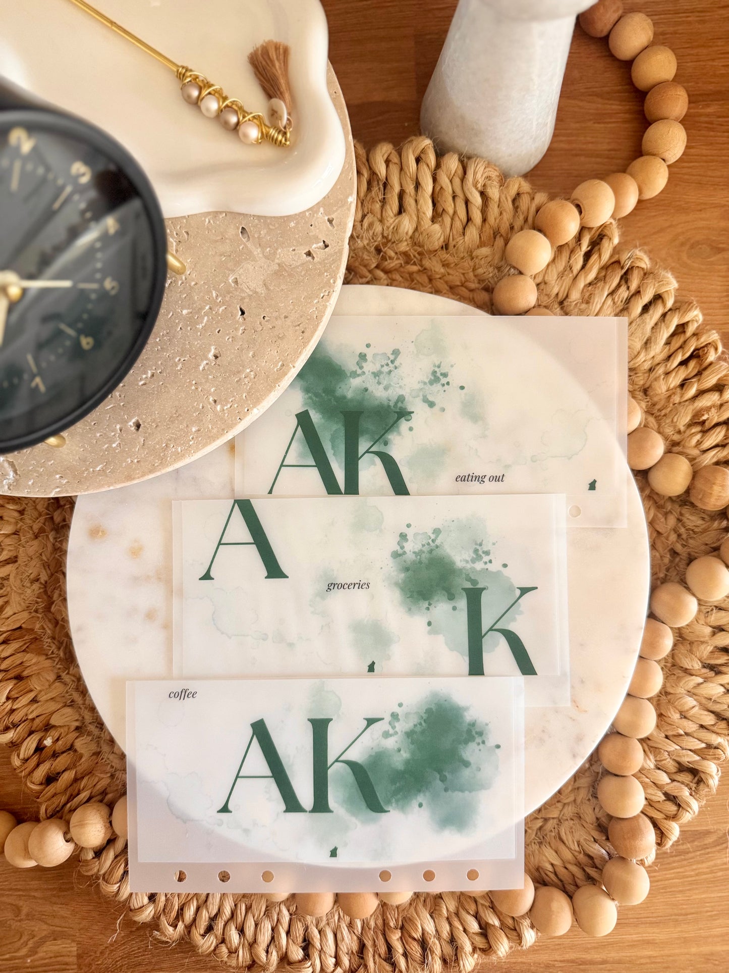 Stone & Script Cash Envelopes