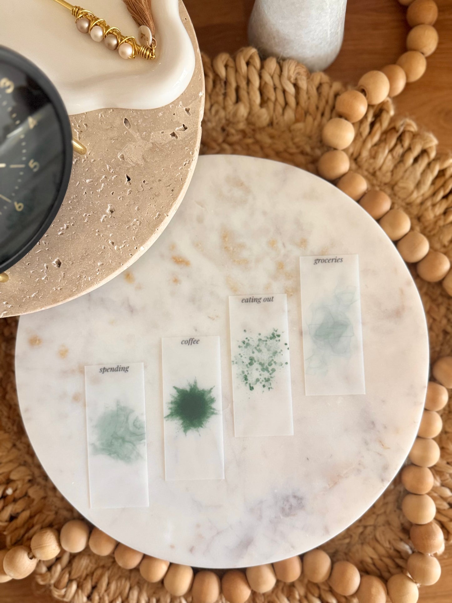 Stone & Script Fitted Tabs