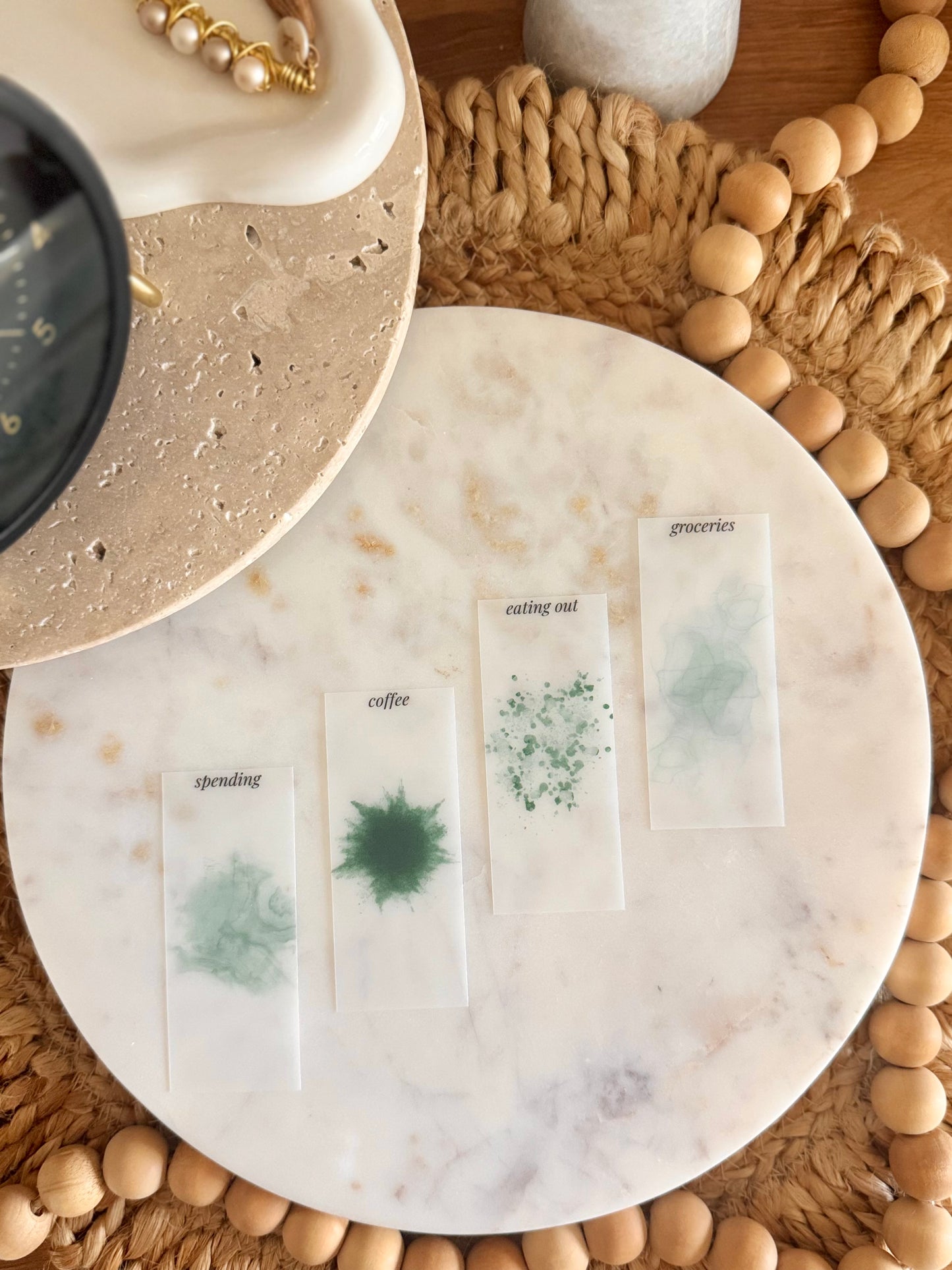 Stone & Script Fitted Tabs