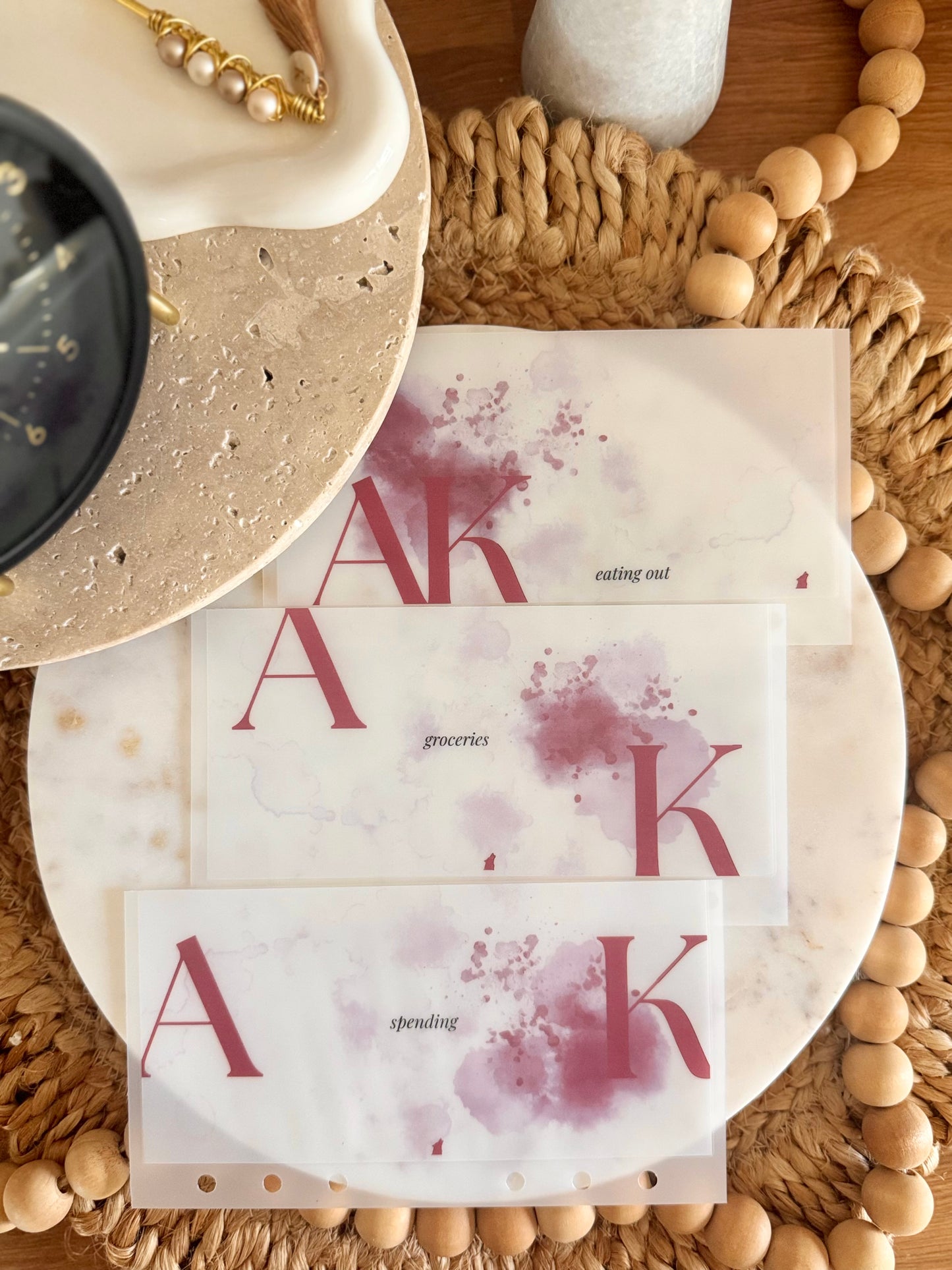 Stone & Script Cash Envelopes