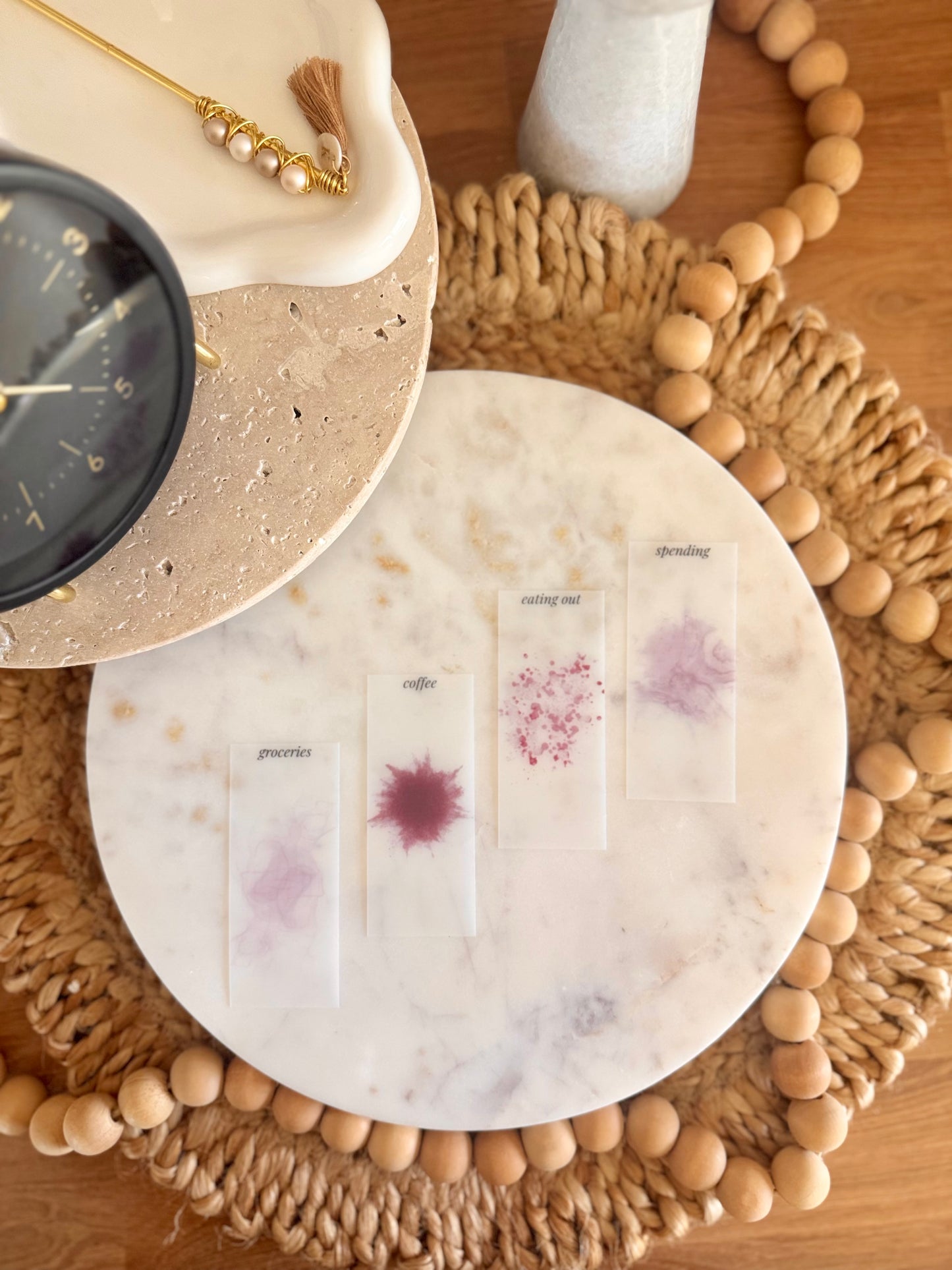 Stone & Script Fitted Tabs