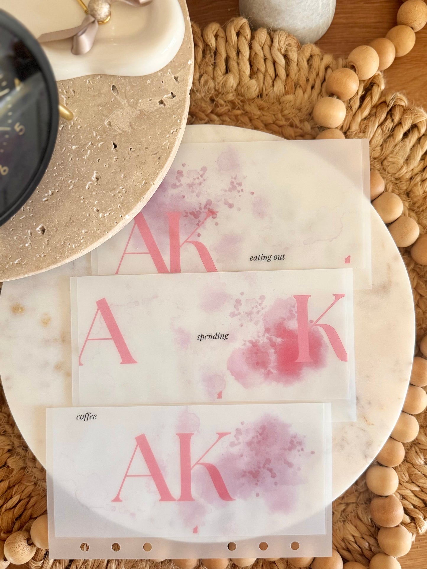 Stone & Script Cash Envelopes