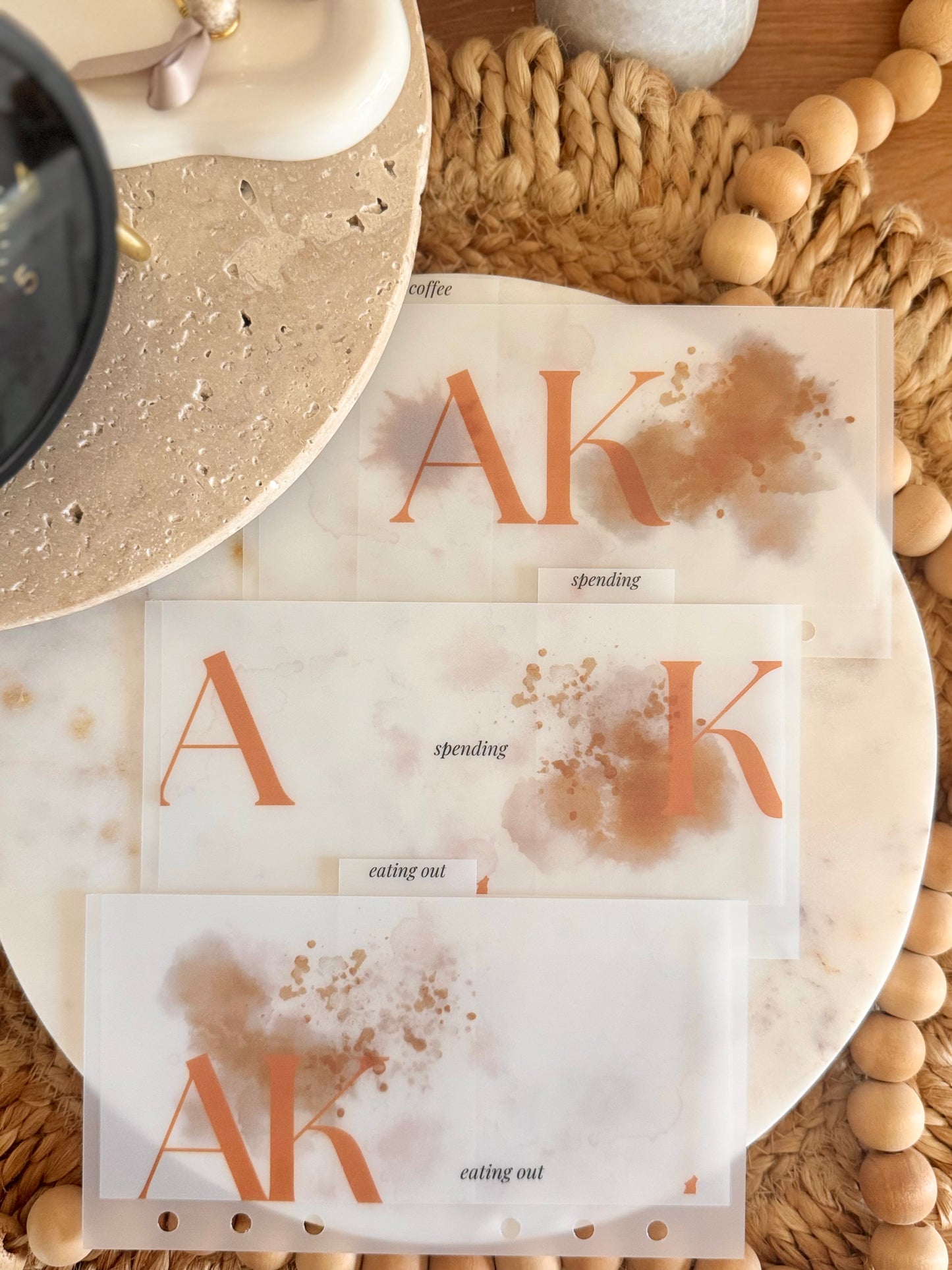 Stone & Script Cash Envelopes