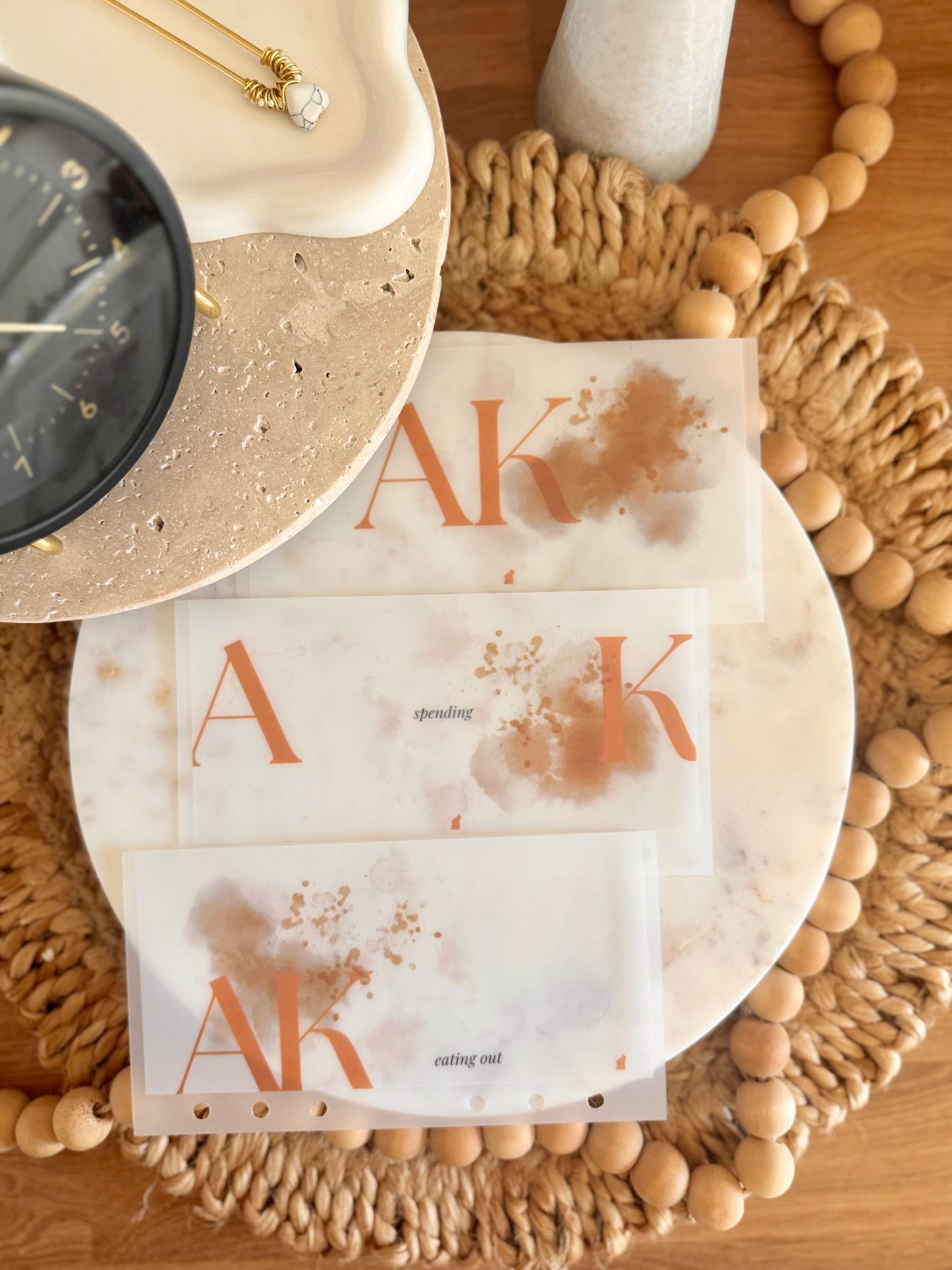 Stone & Script Cash Envelopes