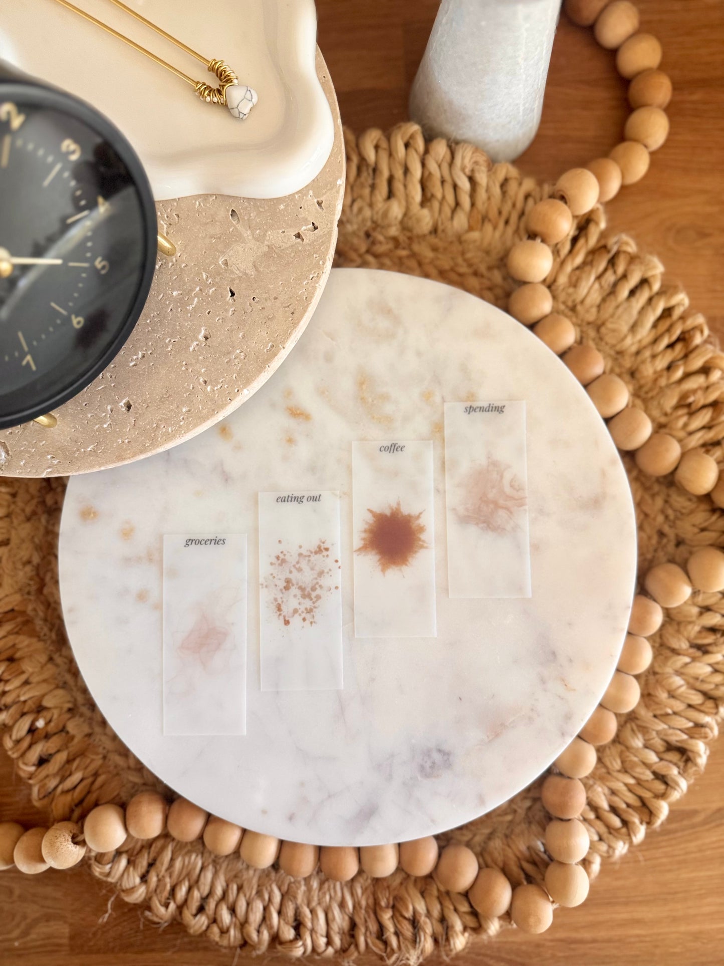 Stone & Script Fitted Tabs