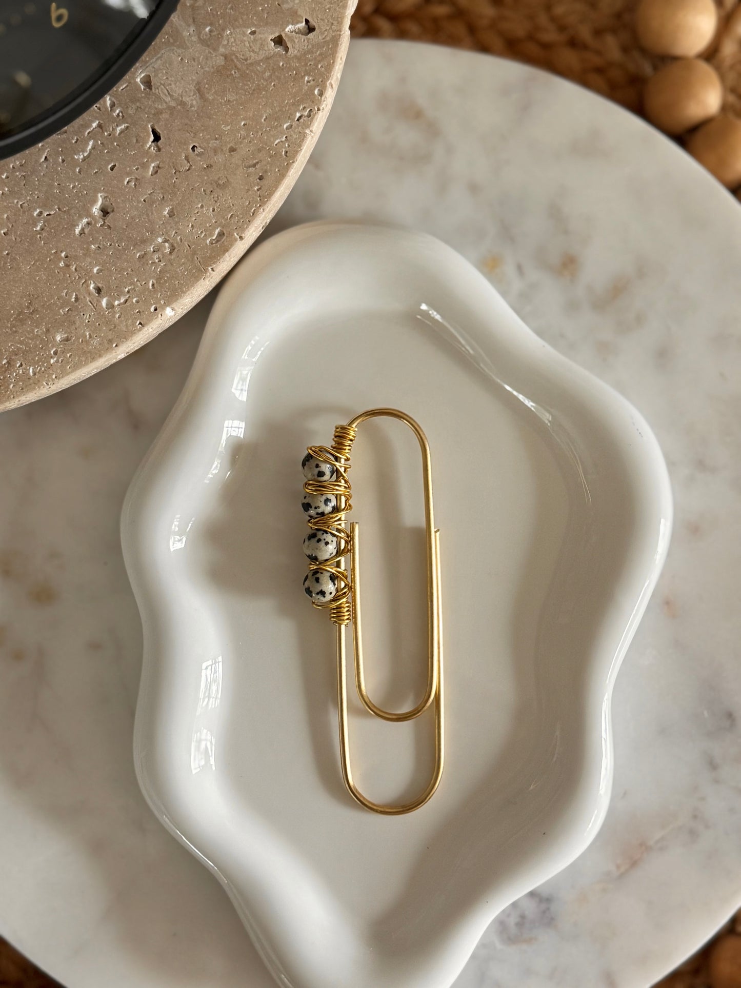 Speckled Stone Jumbo Paperclip