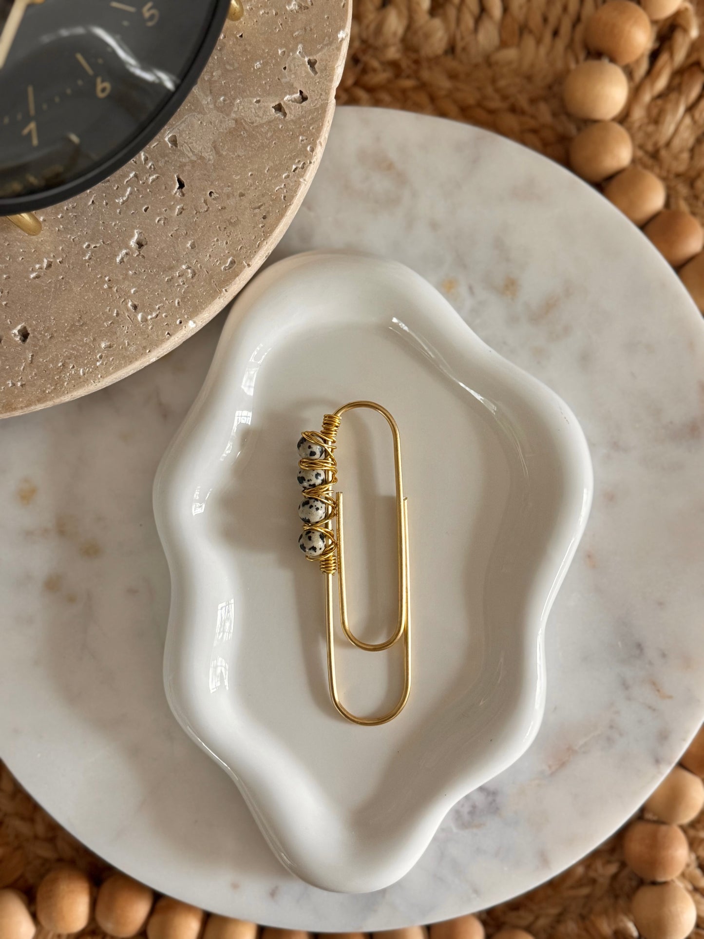 Speckled Stone Jumbo Paperclip