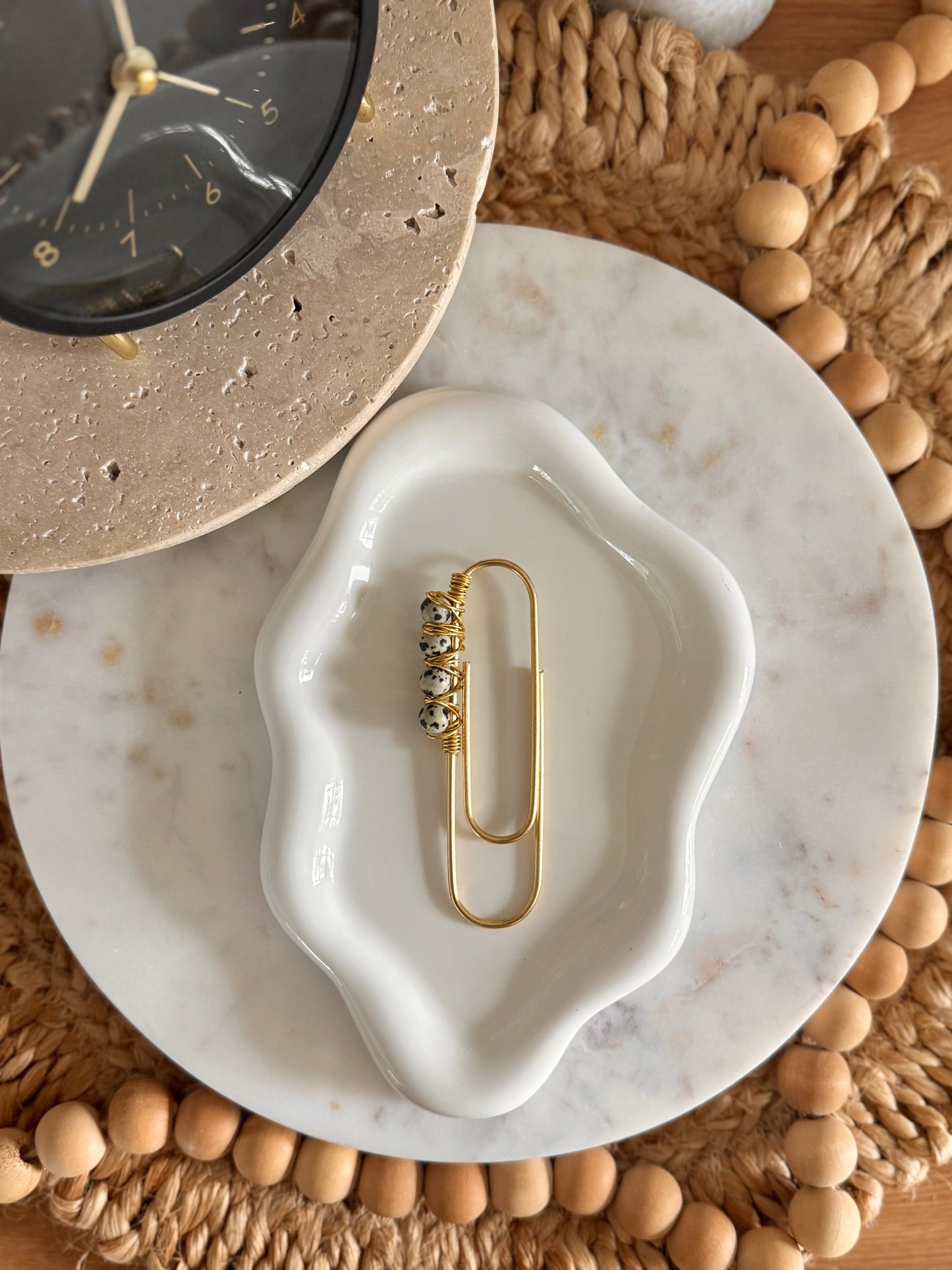 Speckled Stone Jumbo Paperclip