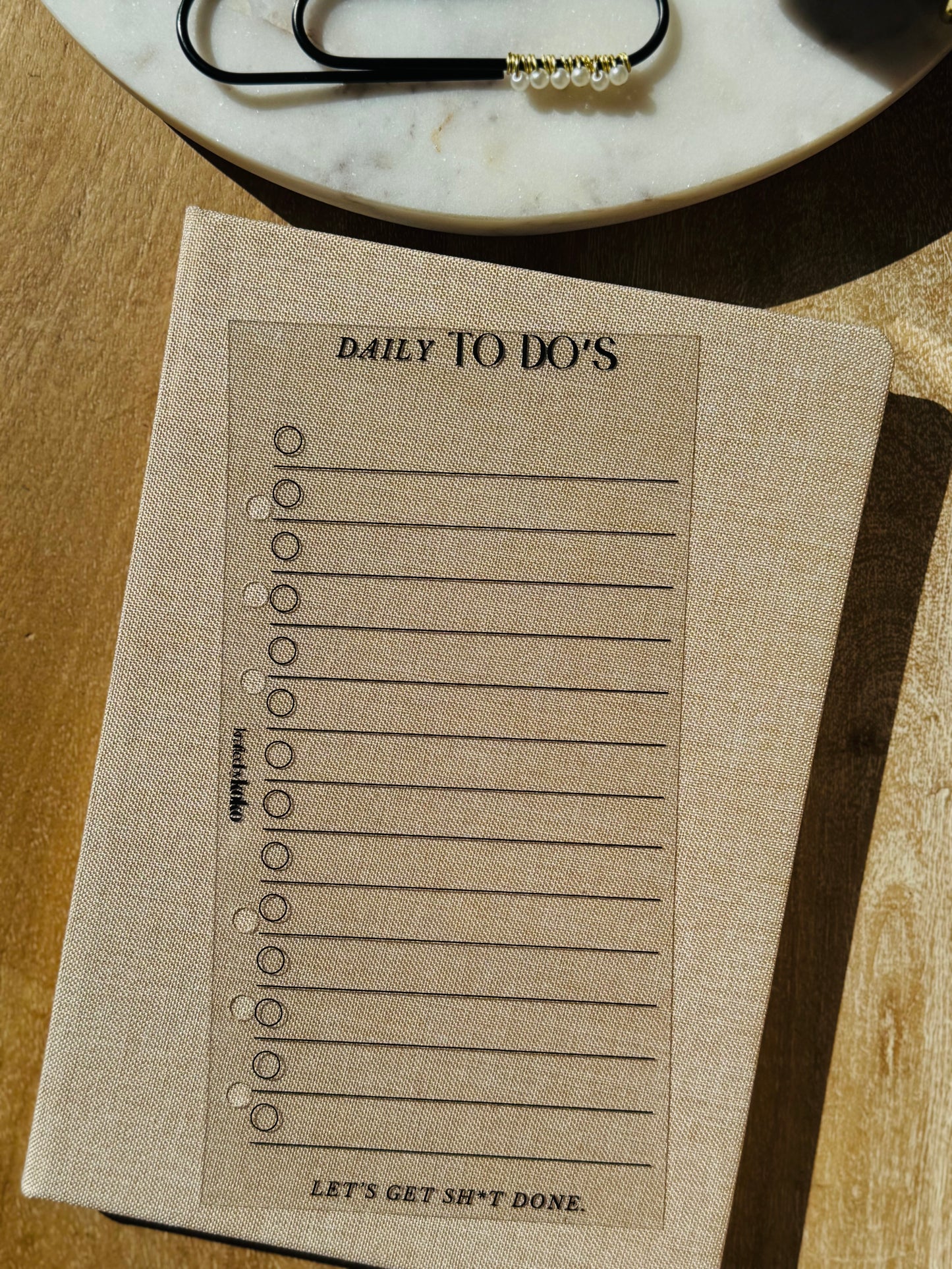 Daily To DO's Dashboard