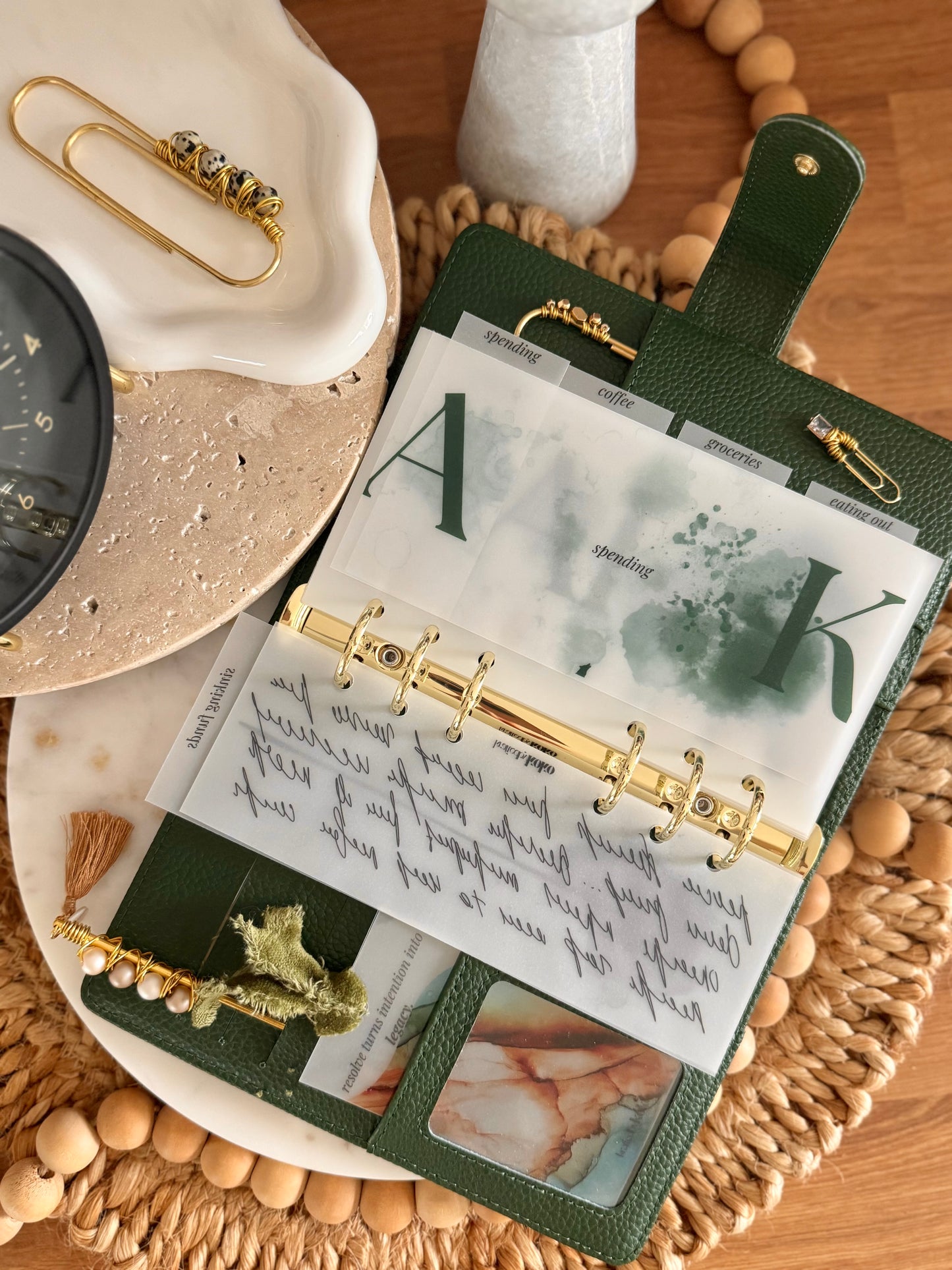 Stone & Script Planner Kards 3pk