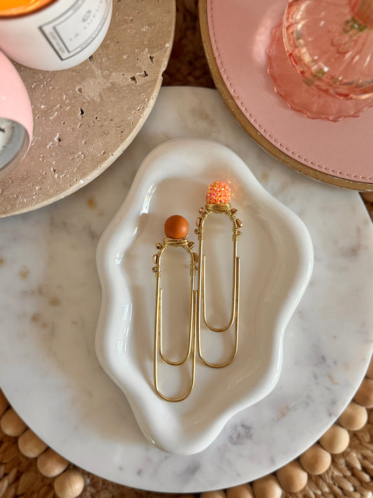 Pumpkin Ice Jumbo Paperclips 2pk