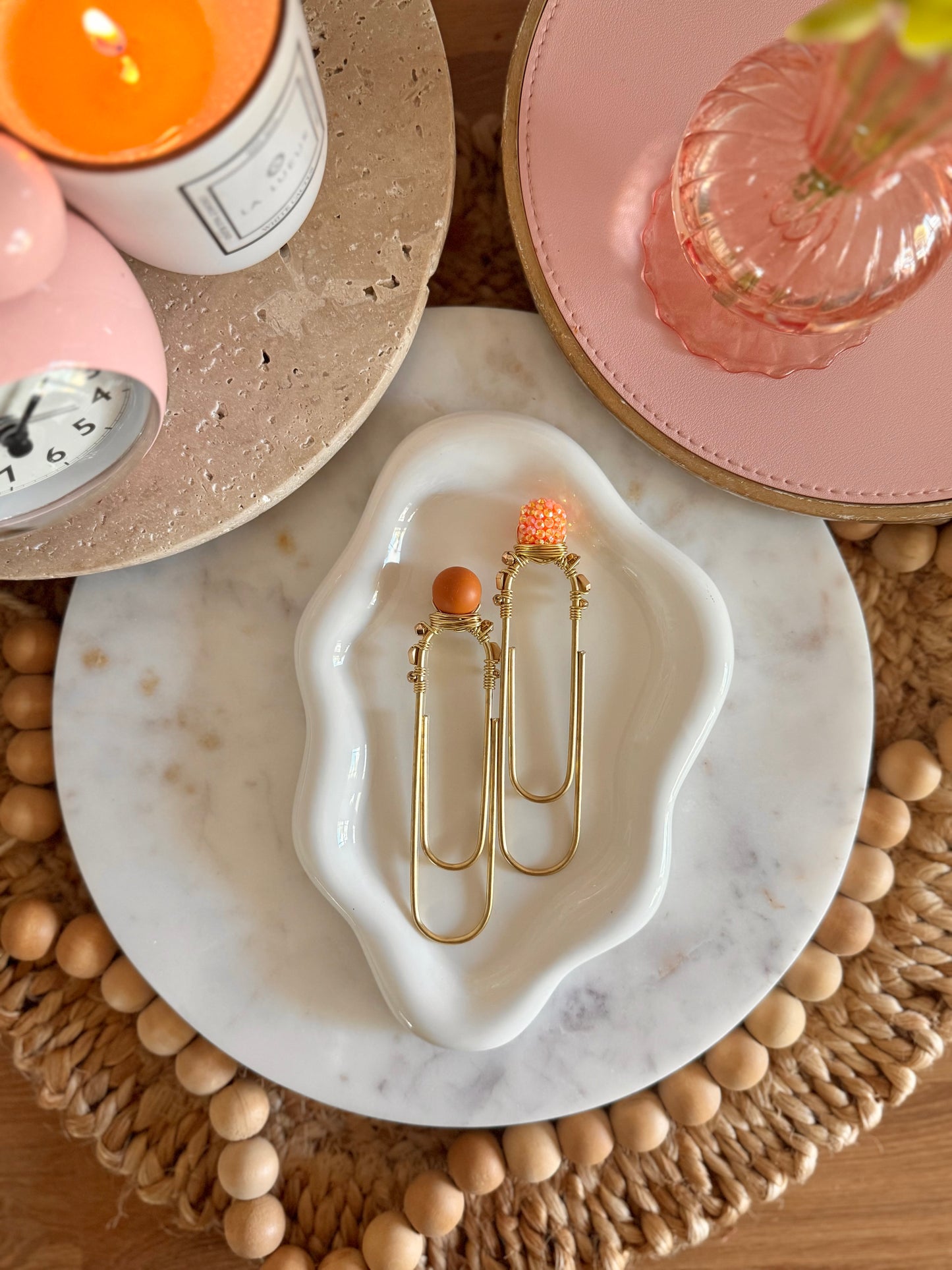 Pumpkin Ice Jumbo Paperclips 2pk