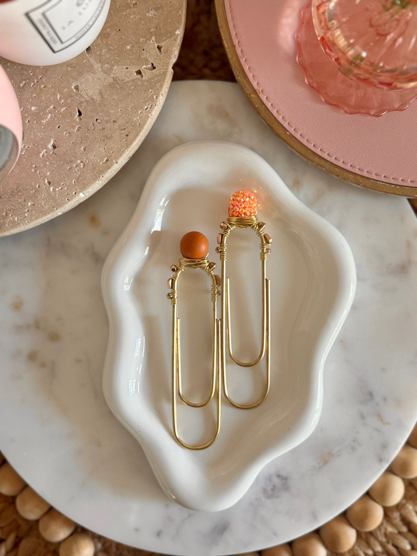 Pumpkin Ice Jumbo Paperclips 2pk