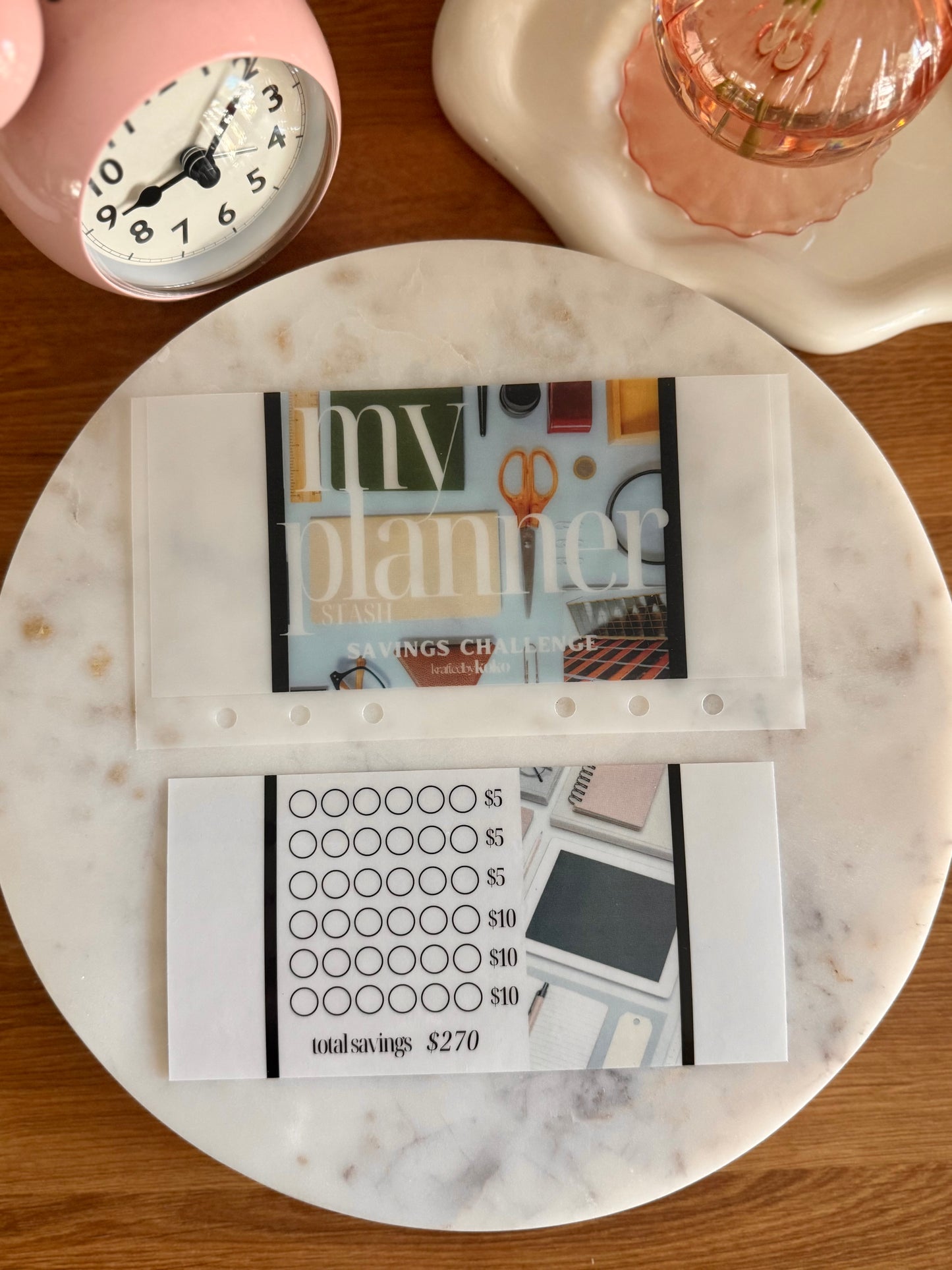 My Planner Savings Challenge