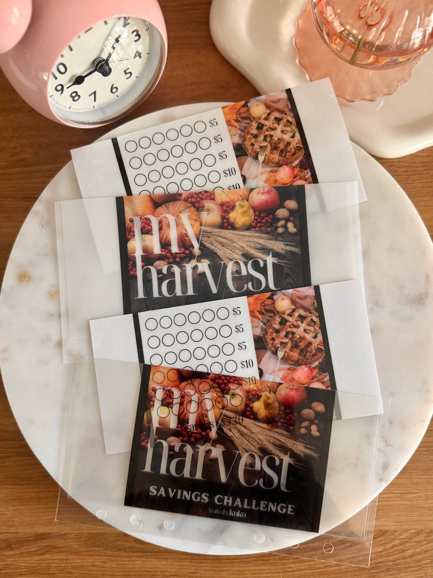 My Harvest Savings Challenge