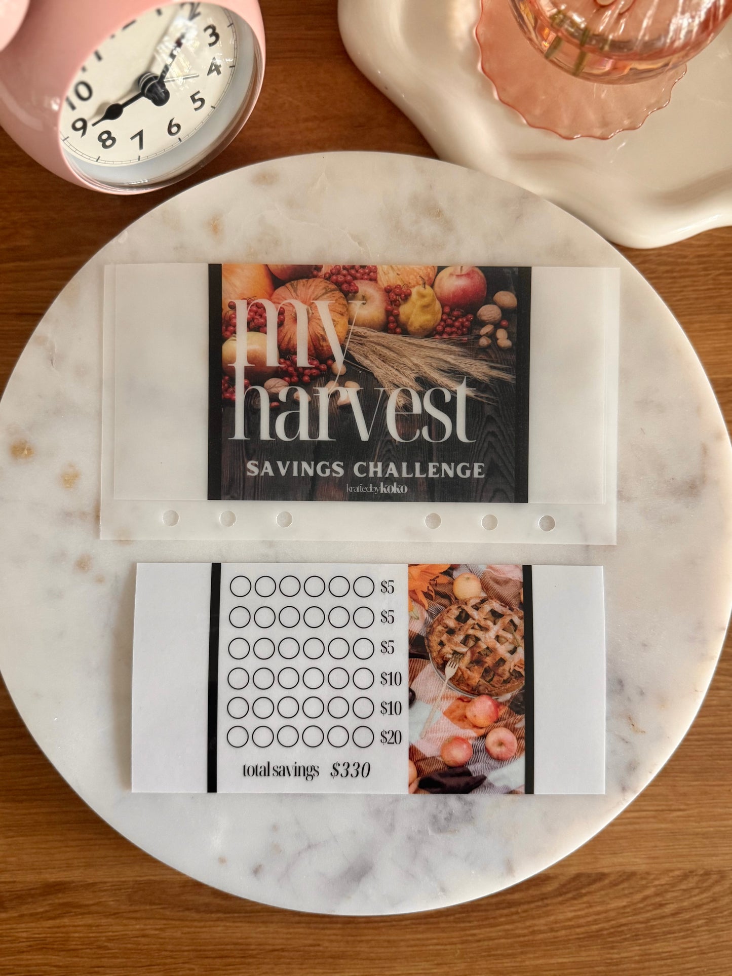 My Harvest Savings Challenge