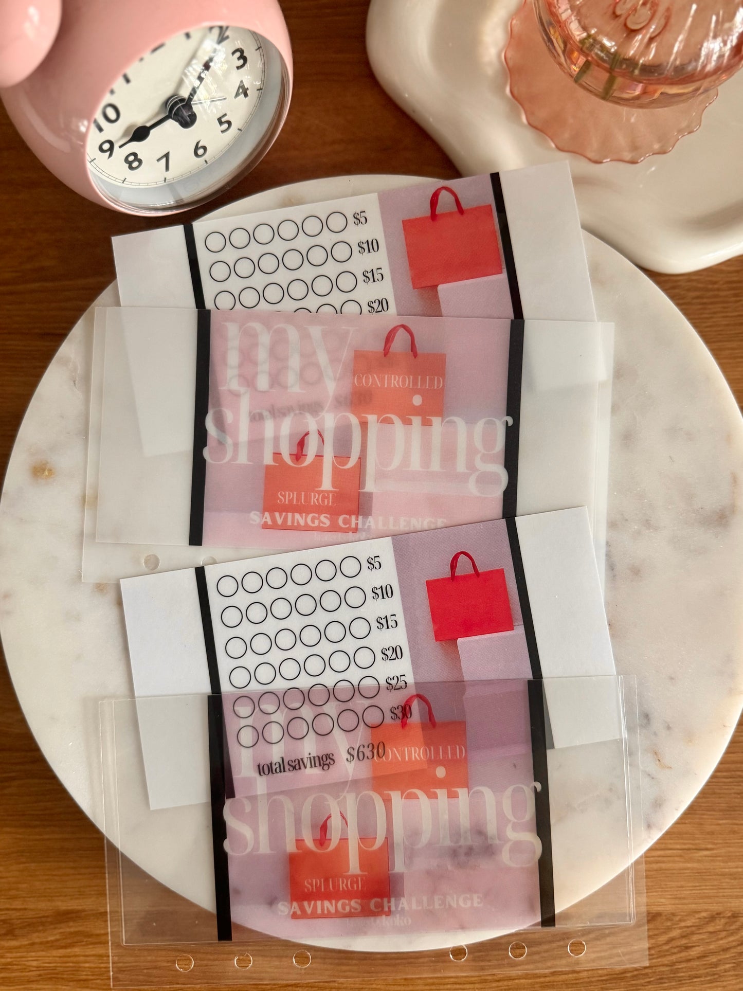 My Controlled Shopping Splurge Savings Challenge