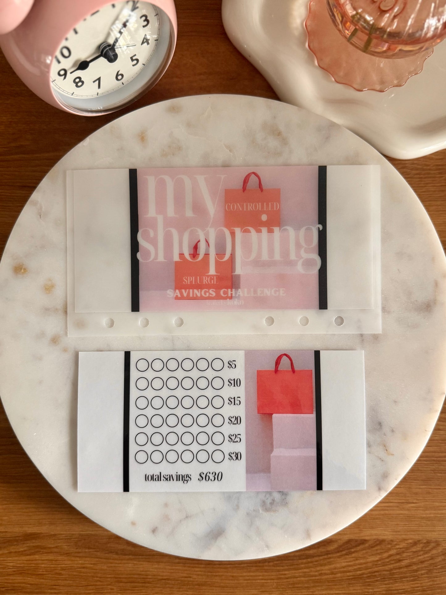 My Controlled Shopping Splurge Savings Challenge