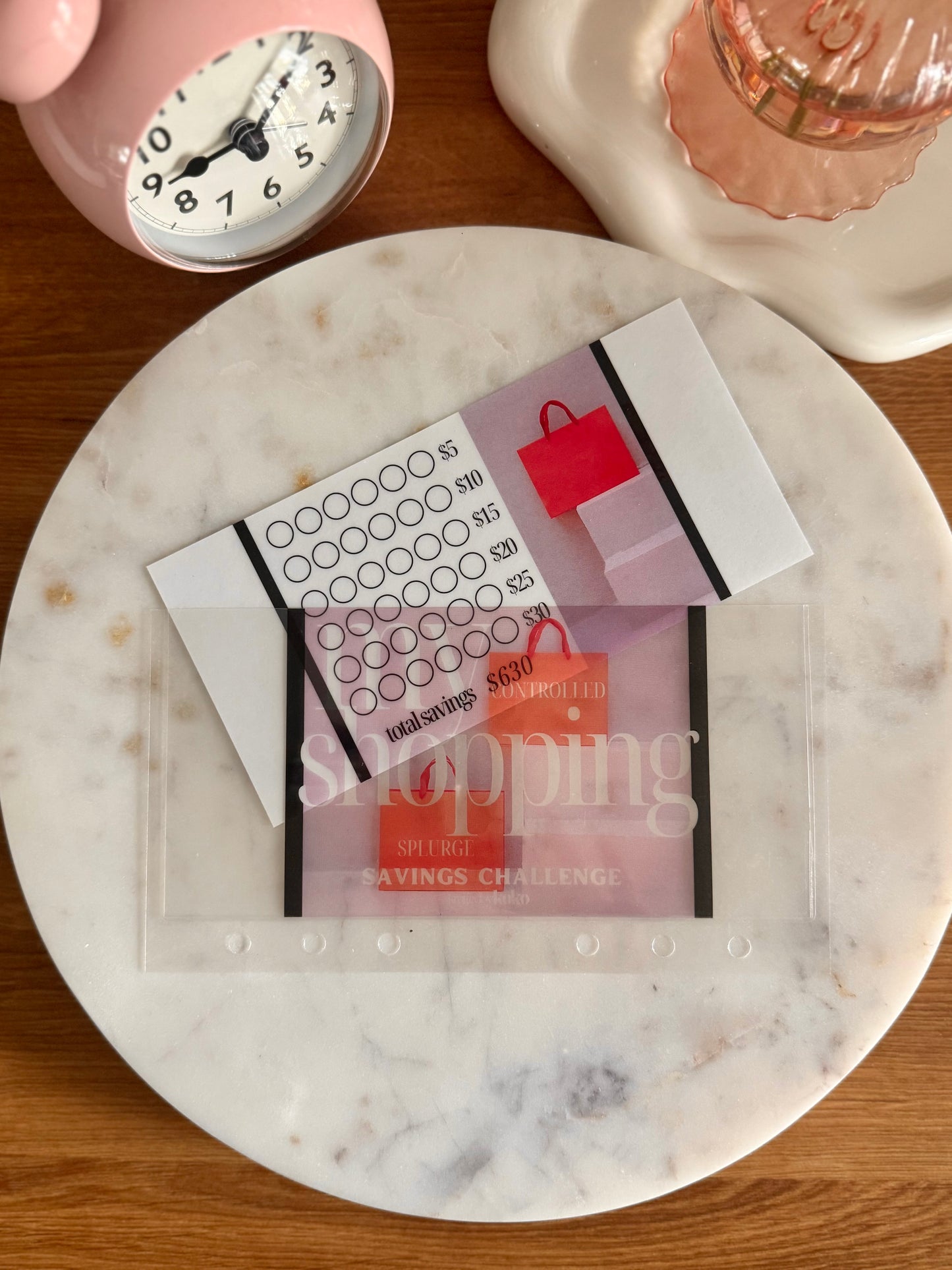 My Controlled Shopping Splurge Savings Challenge