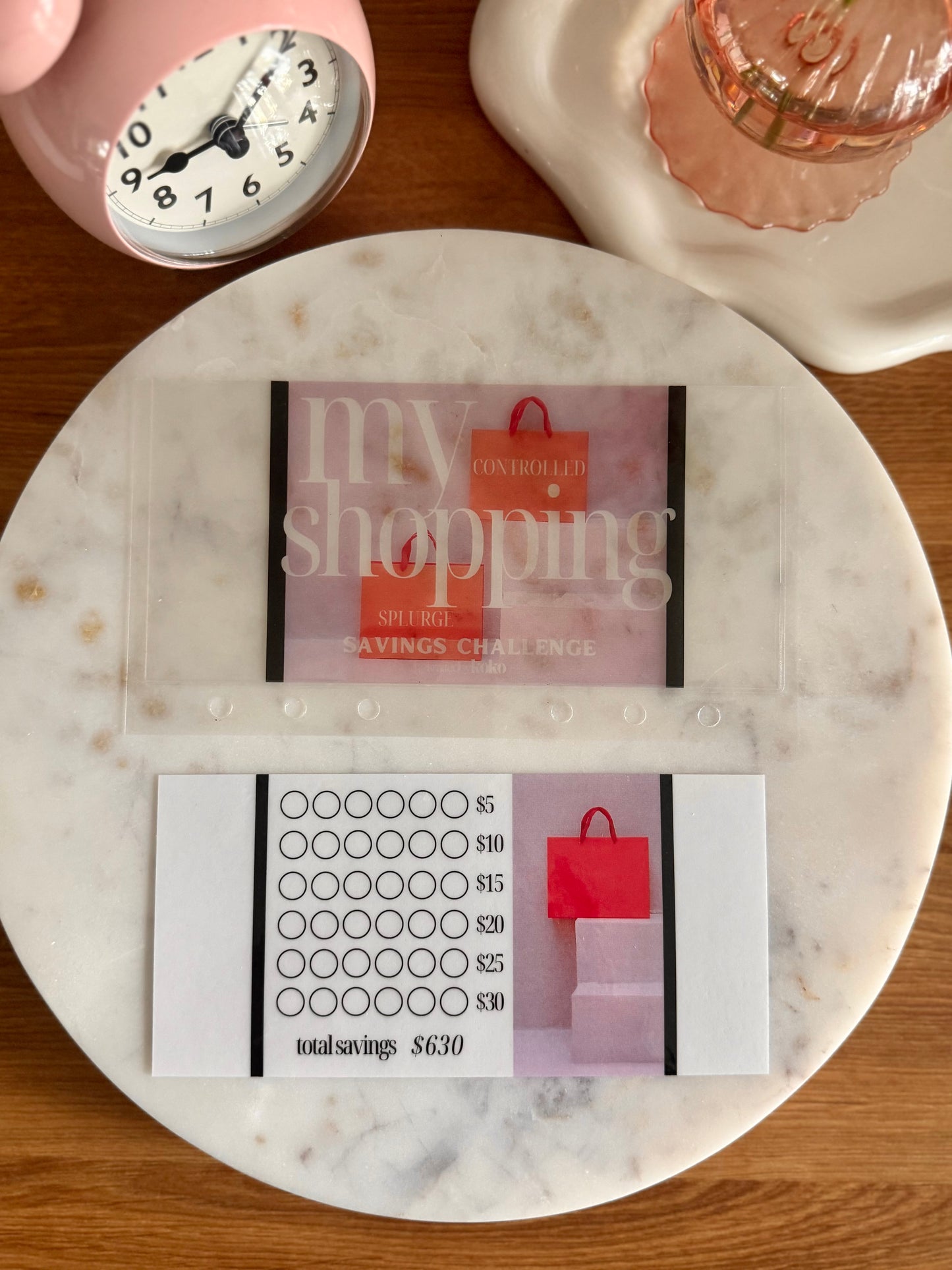 My Controlled Shopping Splurge Savings Challenge