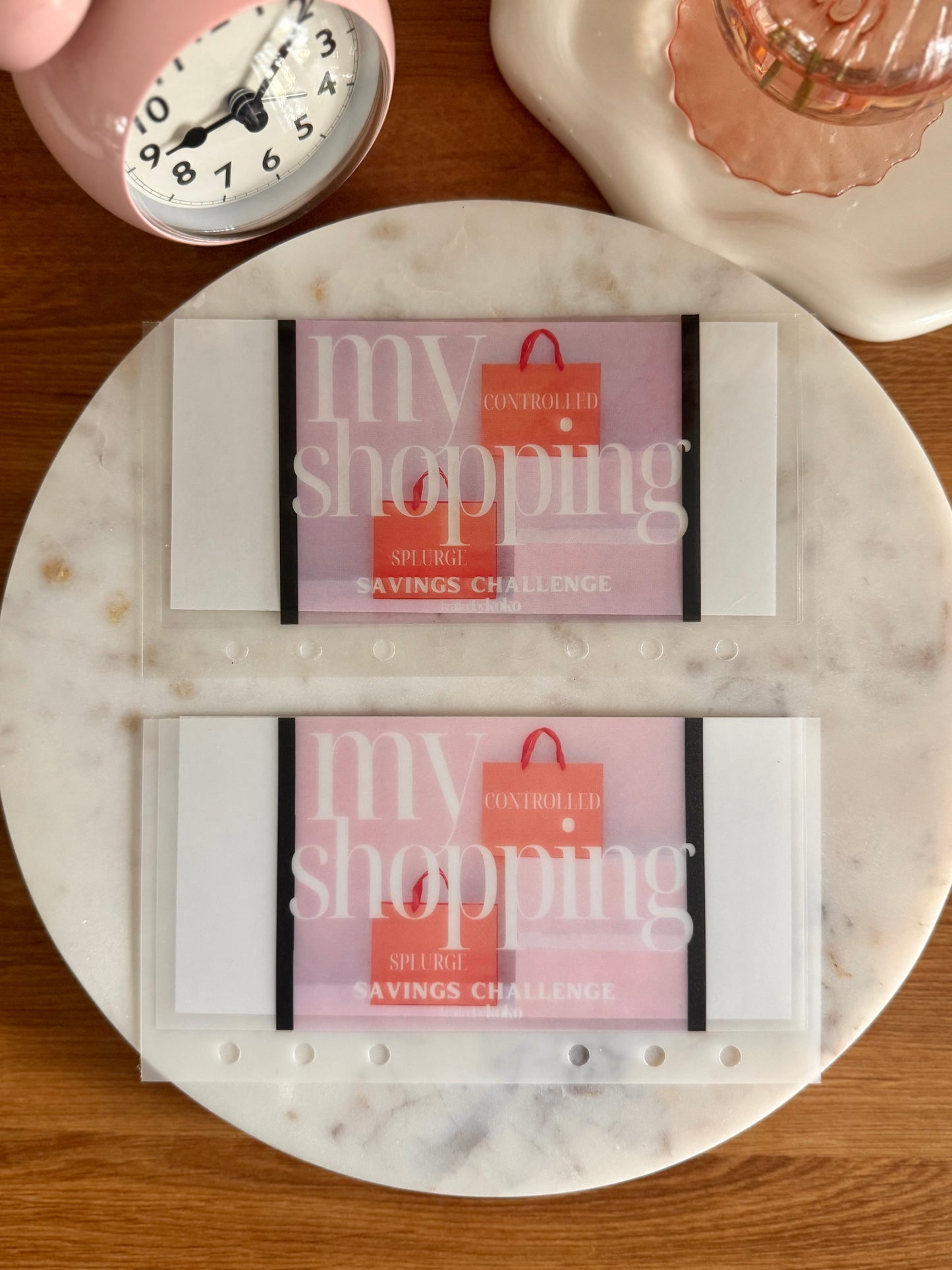 My Controlled Shopping Splurge Savings Challenge
