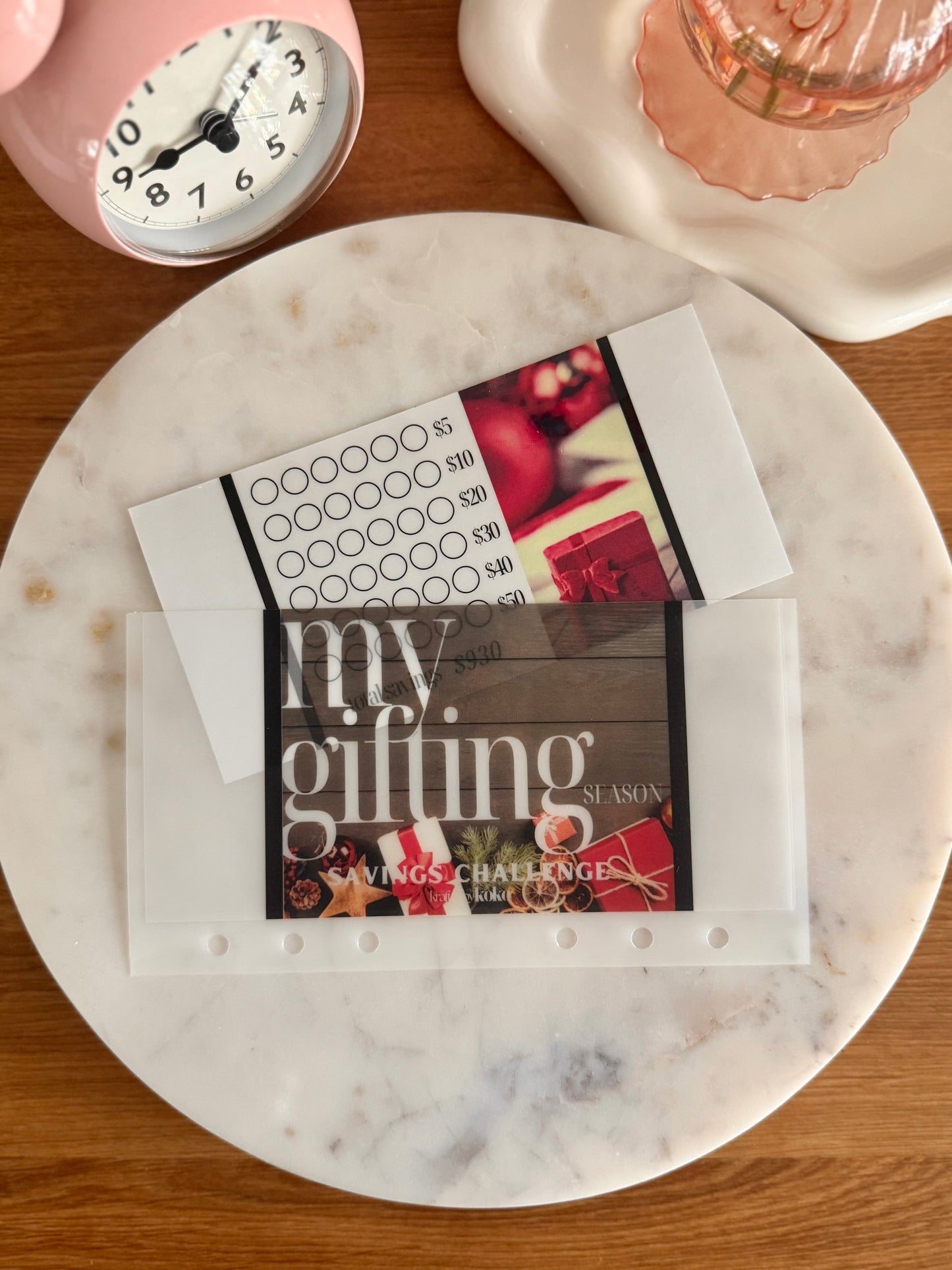 My Gifting Season Savings Challenge