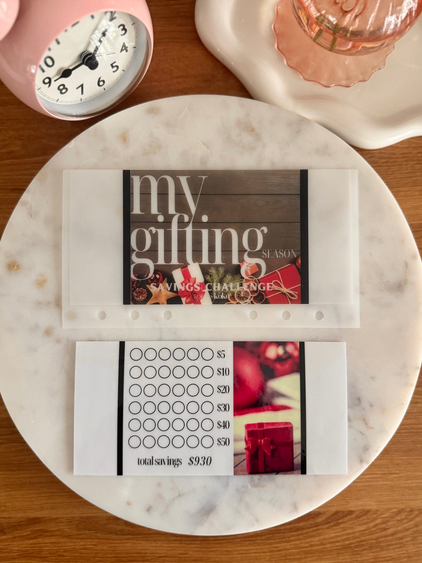 My Gifting Season Savings Challenge