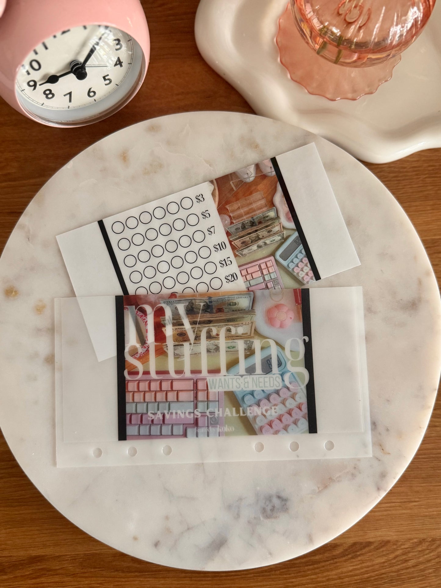 My Stuffing "Wants and Needs" Savings Challenge