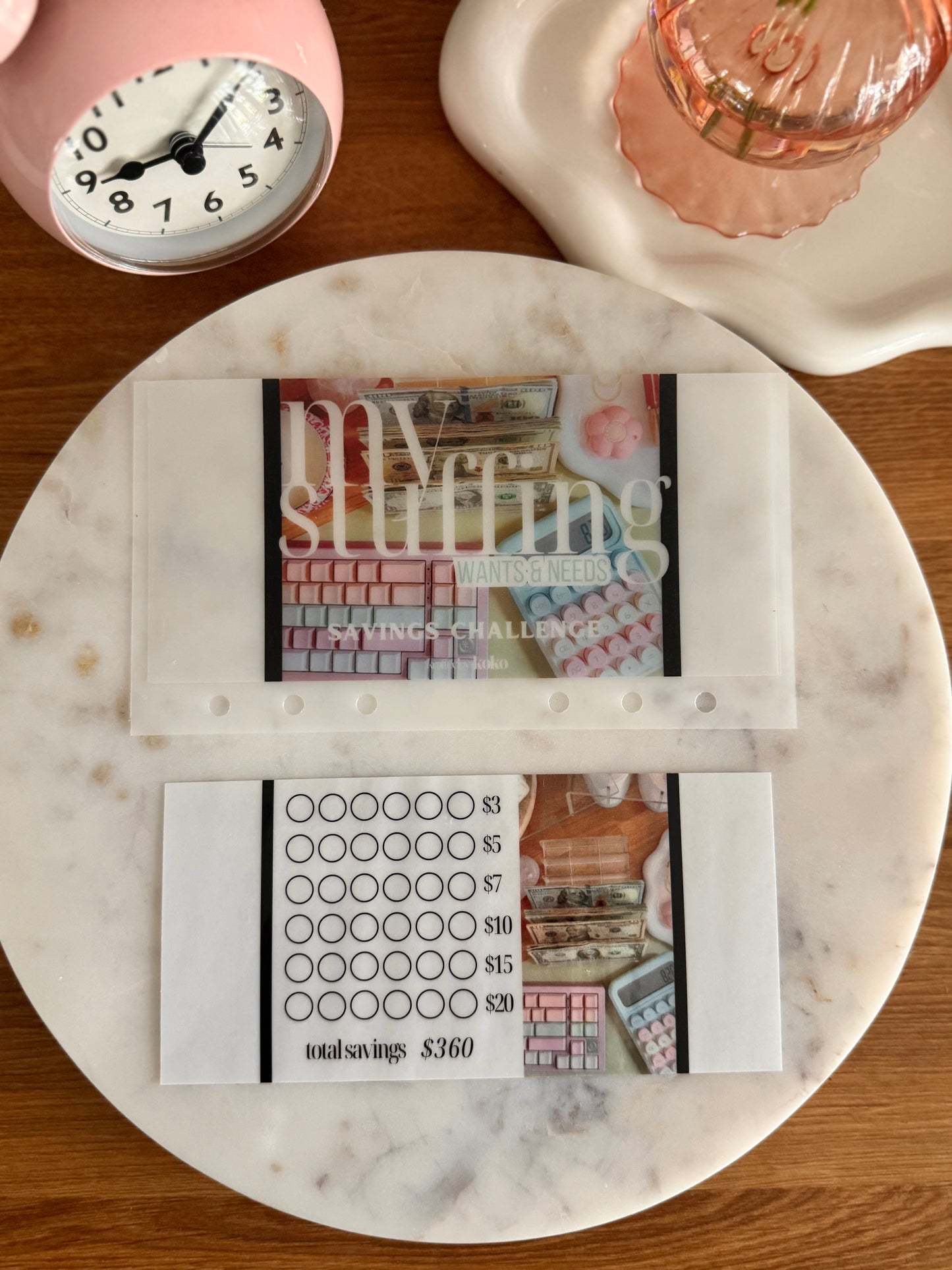 My Stuffing "Wants and Needs" Savings Challenge